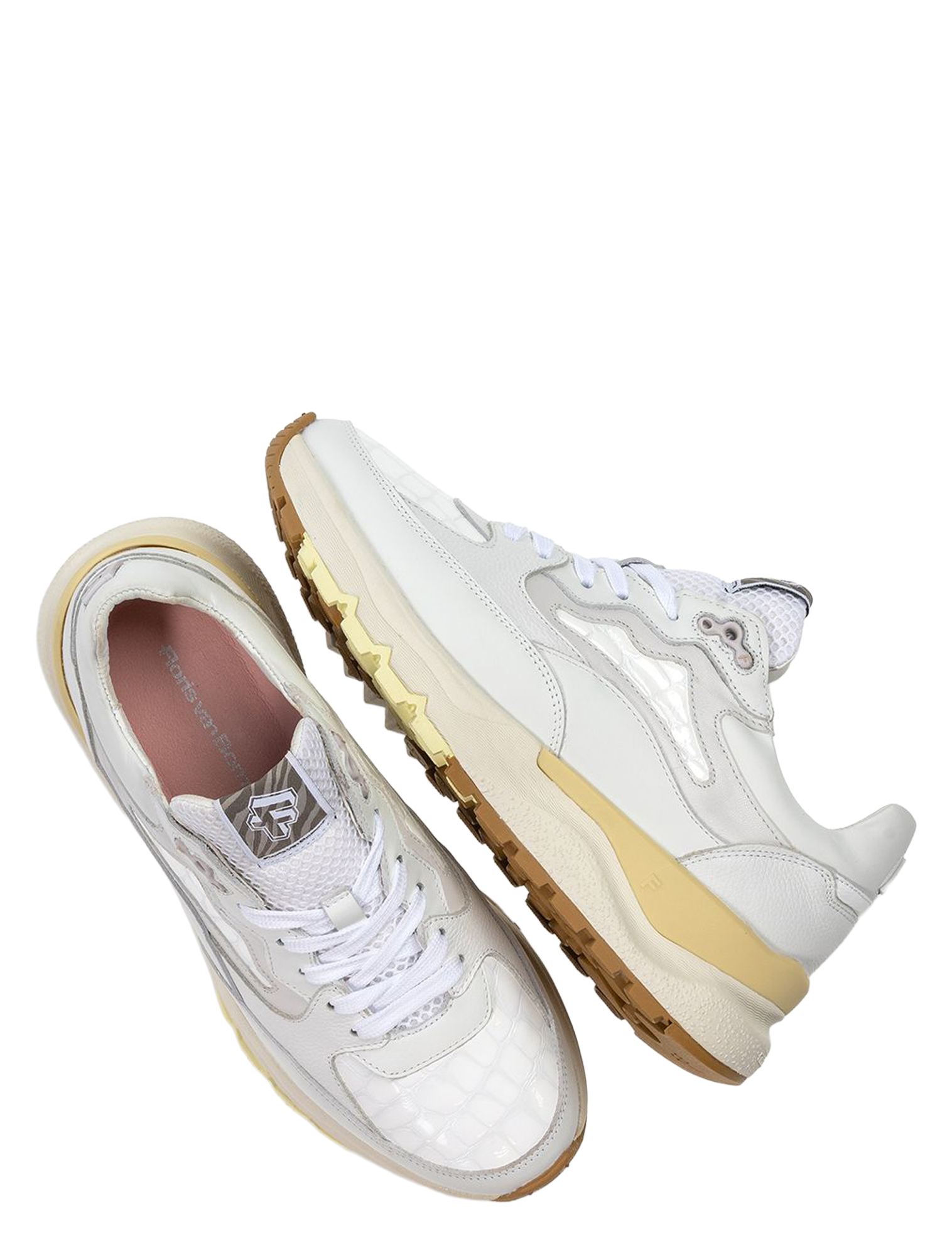 Floris van Bommel - Treni 10163 01.11 White - Dames - Sneakers - Lage Sneakers - 51491_88_3