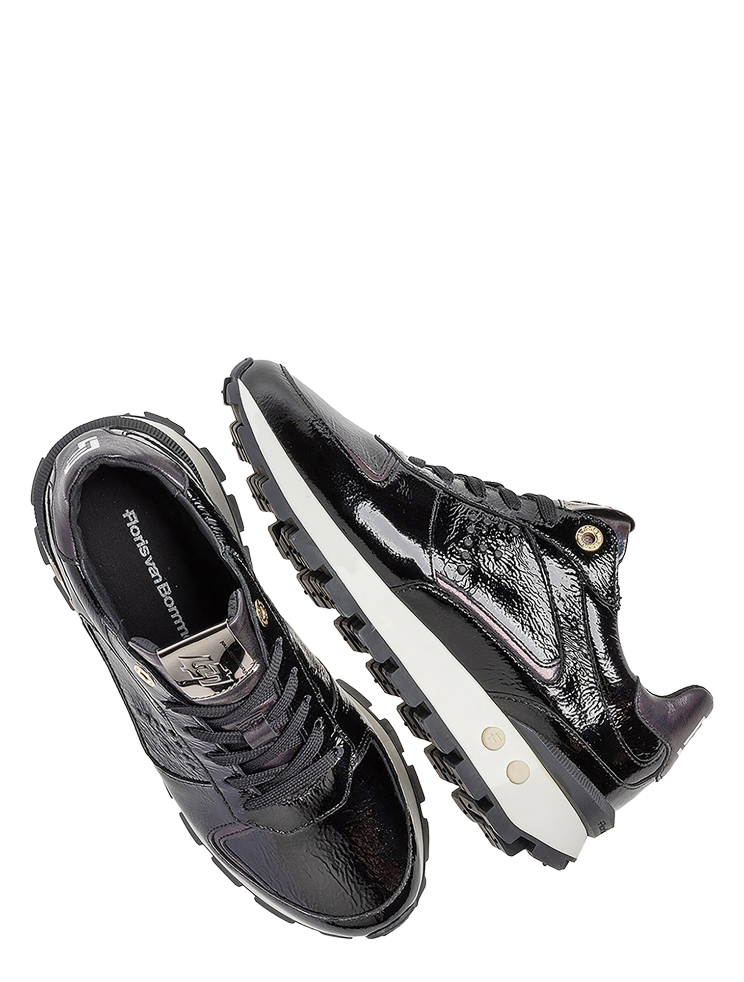 Floris van Bommel - Blokki SFW-10084 10-01 Black G-Wijdte - Sneakers - Dames - Lage Sneakers - 50088_11_3