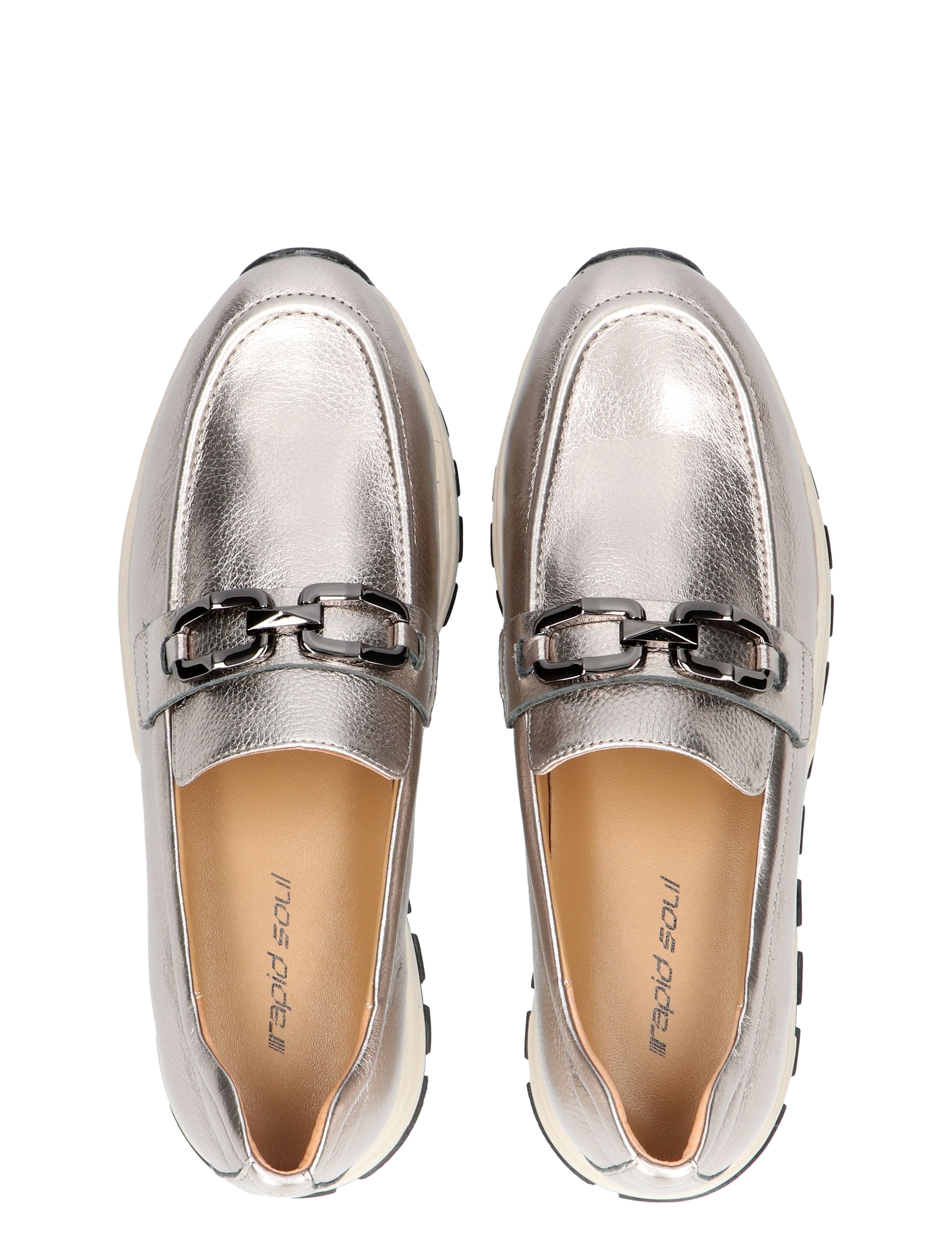 Rapid Soul - Yza 2545133 Silver Leather - Dames - Loafers - 49472_54_7