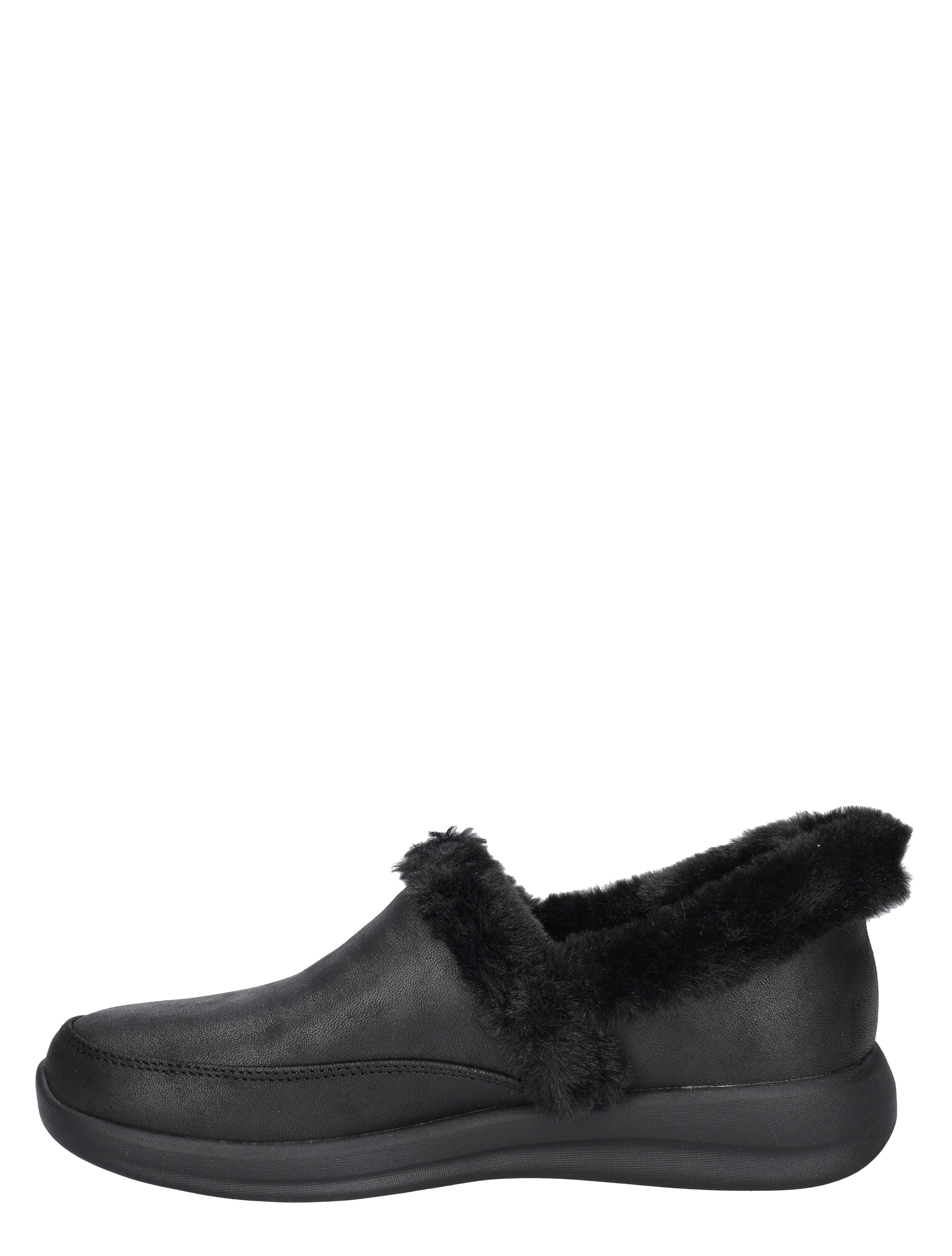Skechers - Slip-In Cozy Escape Black - Dames - Pantoffels - 51596_11_2