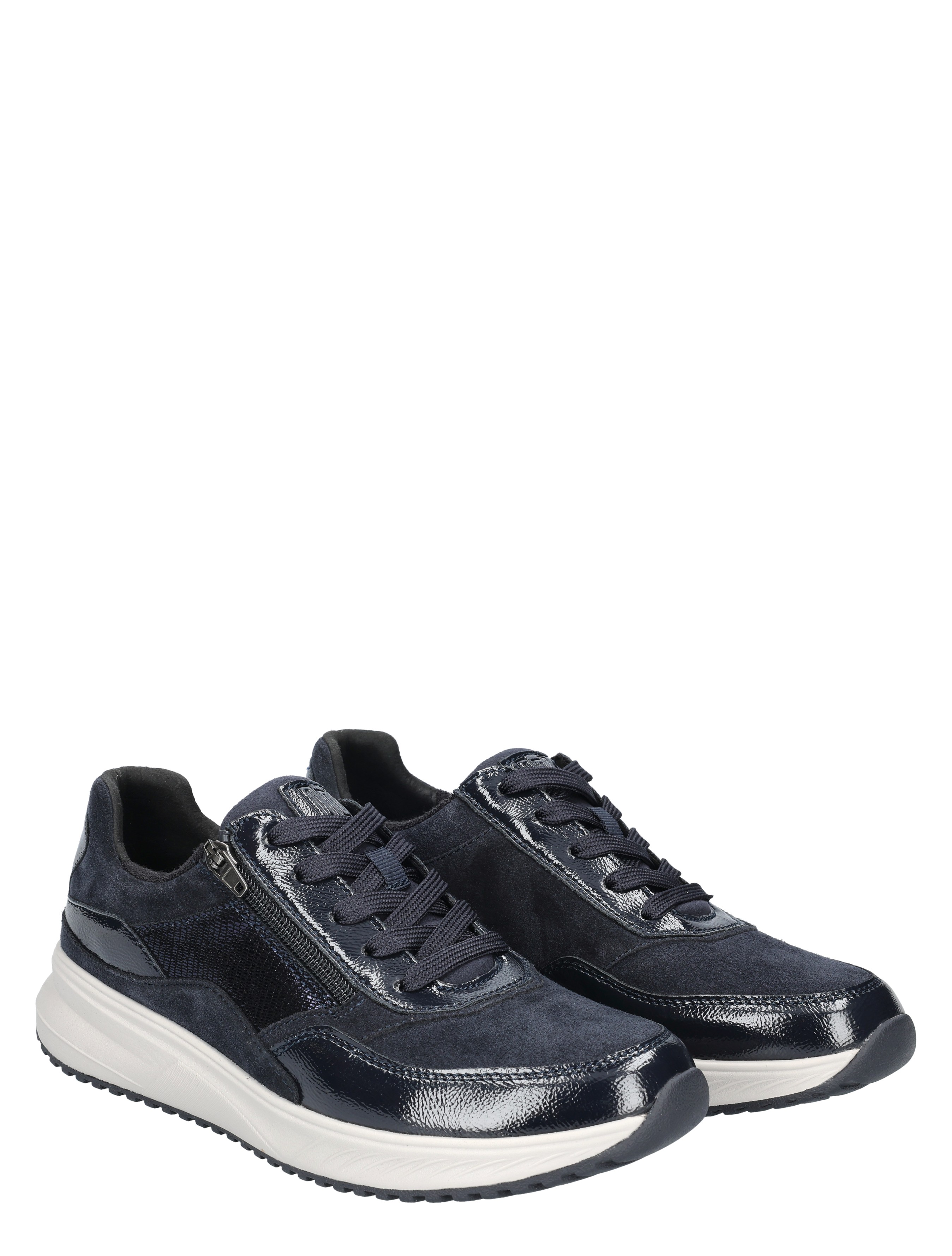 sneakers, donkermodel, donkerblauw, luxeafwerking, zijsriem/ritssluiting