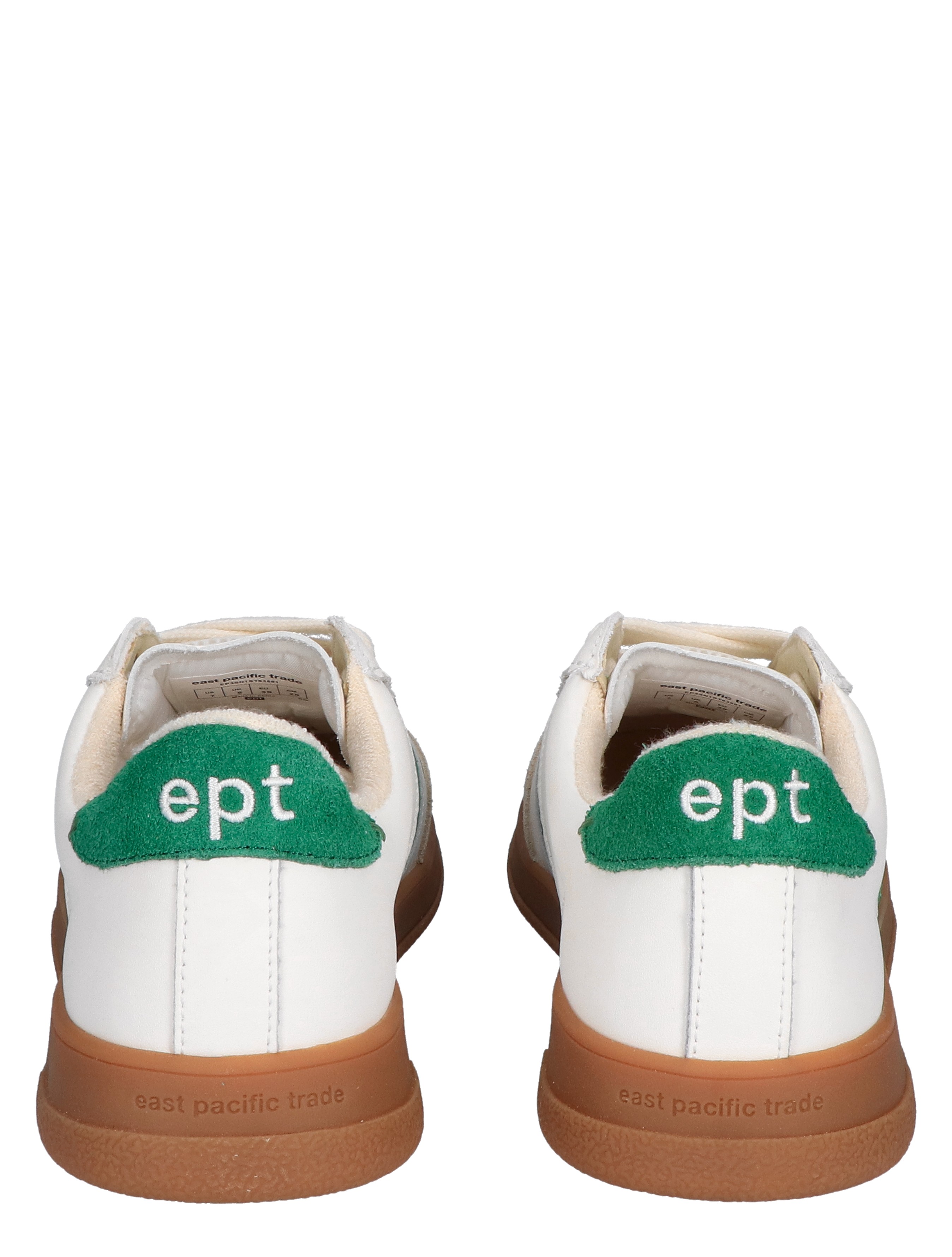 East Pacific Trade - Santos EP3SN1ST03601 Off White Green - Sneakers - Dames - Lage Sneakers - 48448_86_6