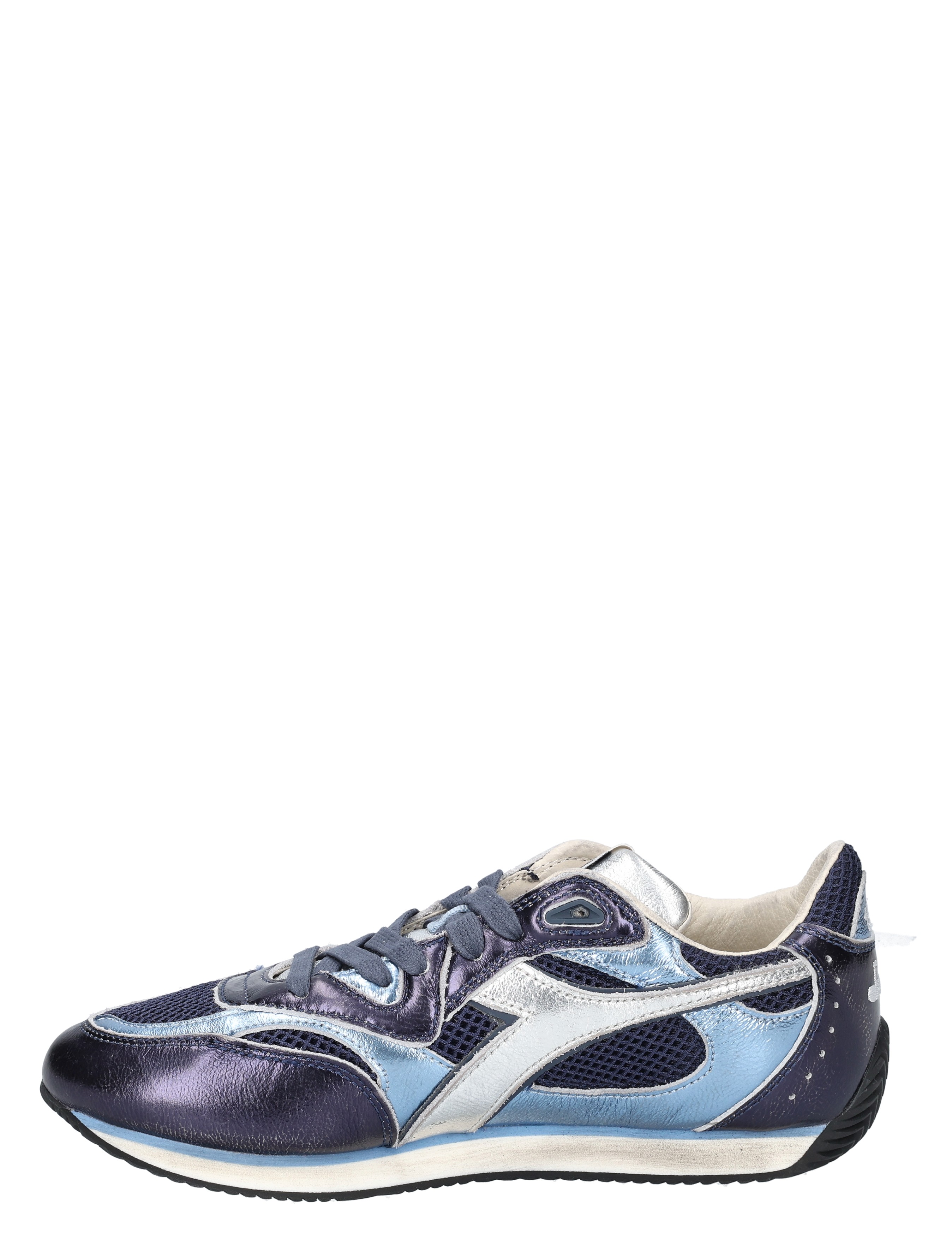 sneaker, sportschoen, dames, lila, mesh, leren, sportshoe