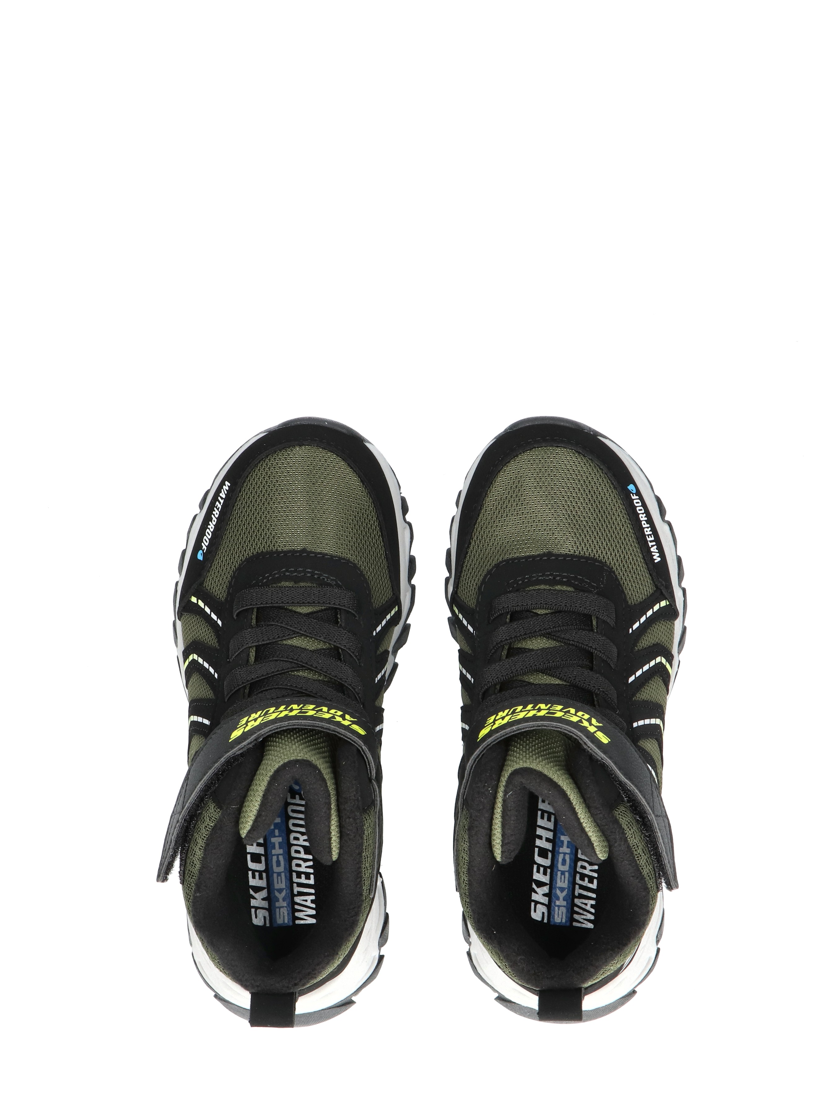 Skechers - 406412 Black Green - Jongens - Sneakers - Hoge Sneakers - 48190_61_7