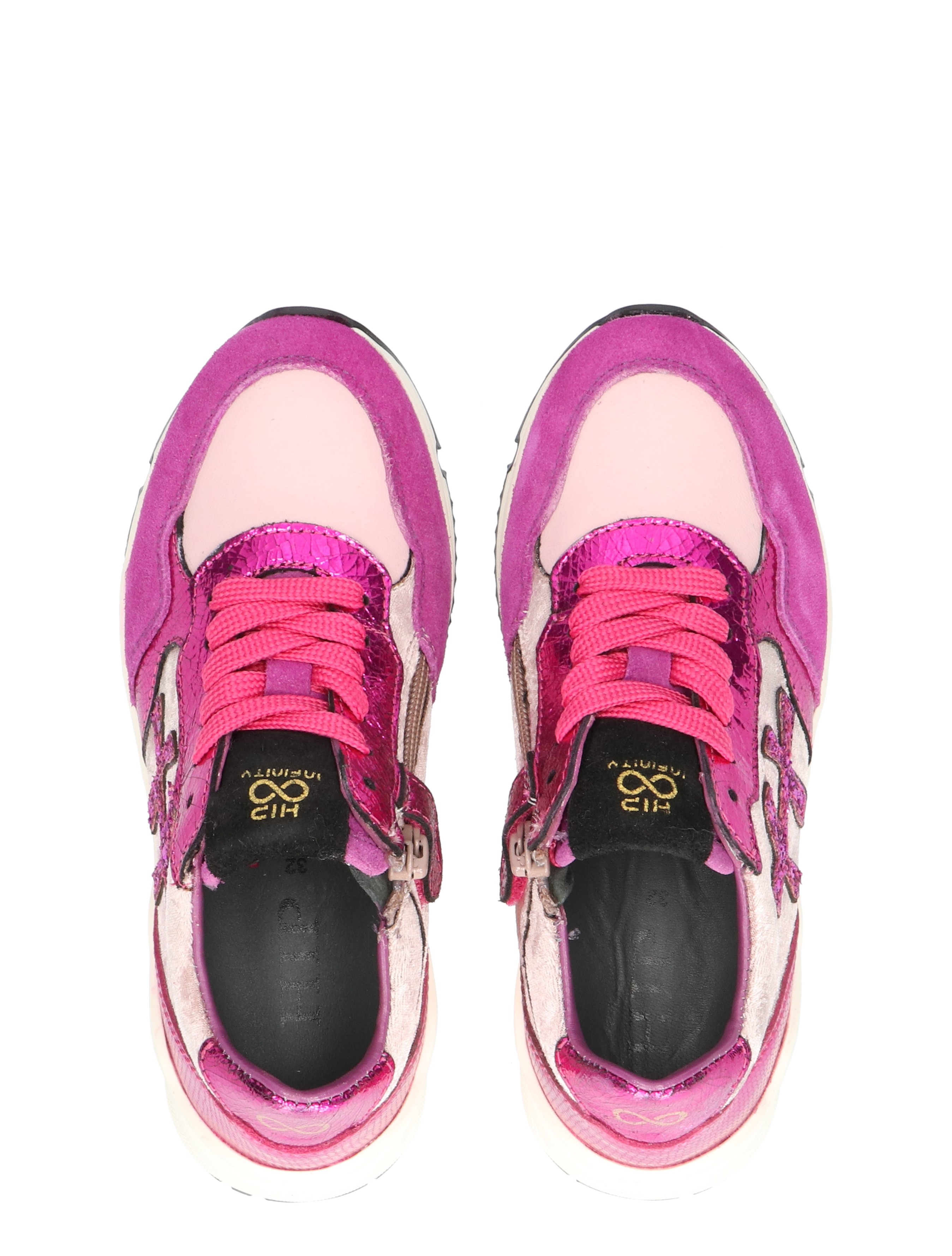 Hip - H1896 Fuchsia - Meisjes - Lage Sneakers - Sneakers - 49277_48_7