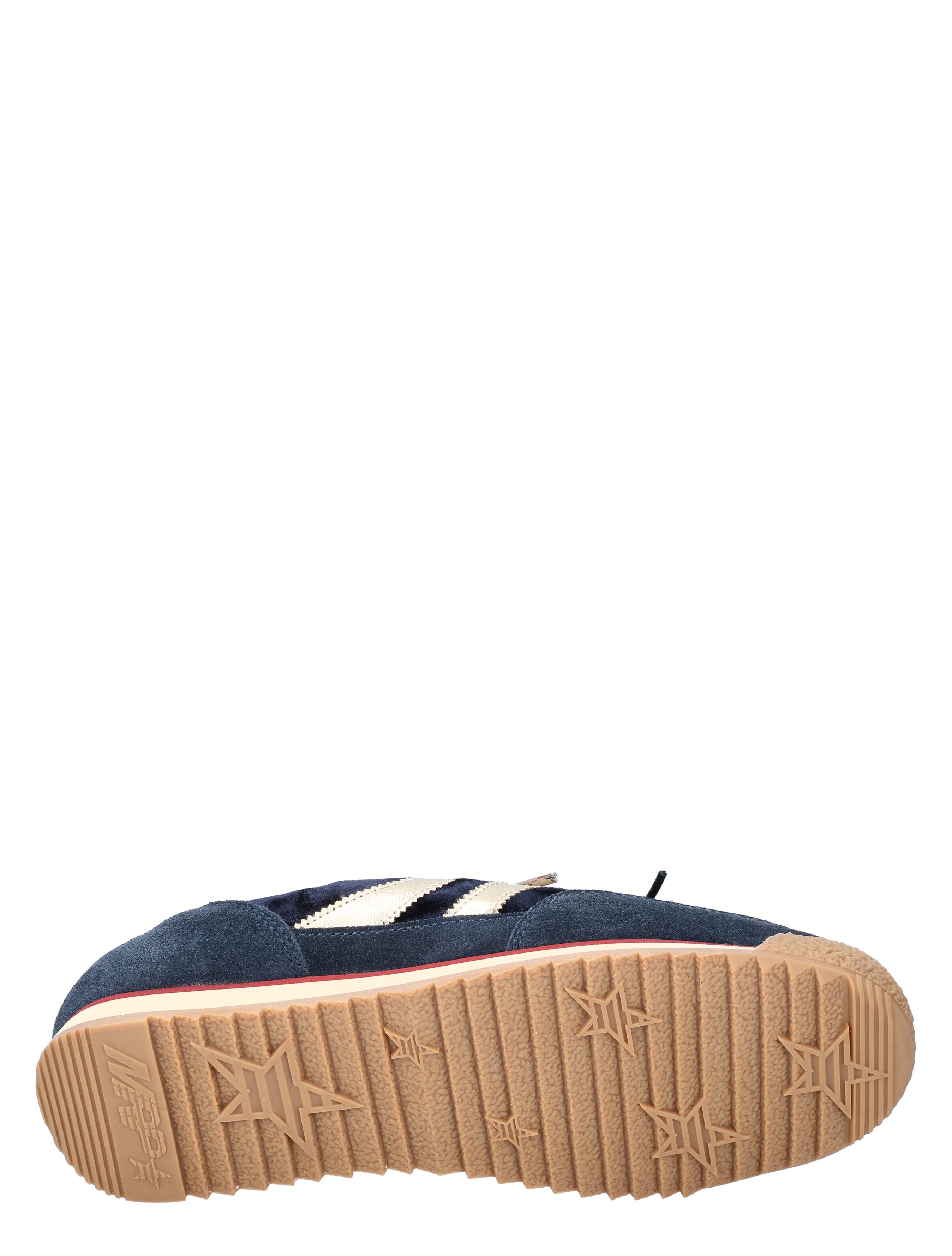 slipon, muile, suede, blauw, gumzool
