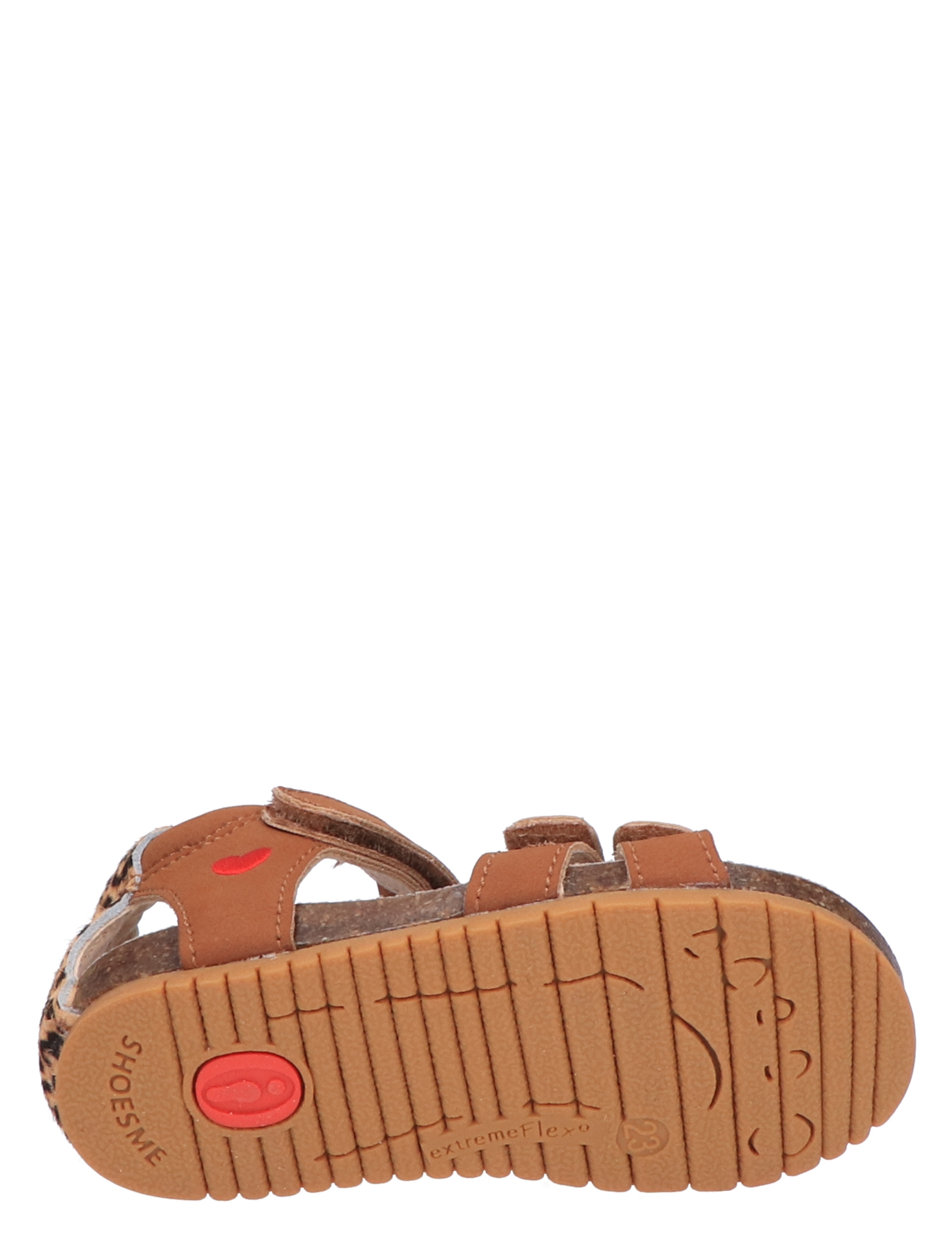 Shoesme - B125S006 C Cognac Panter - Meisjes - Sandalen - 47428_22_8