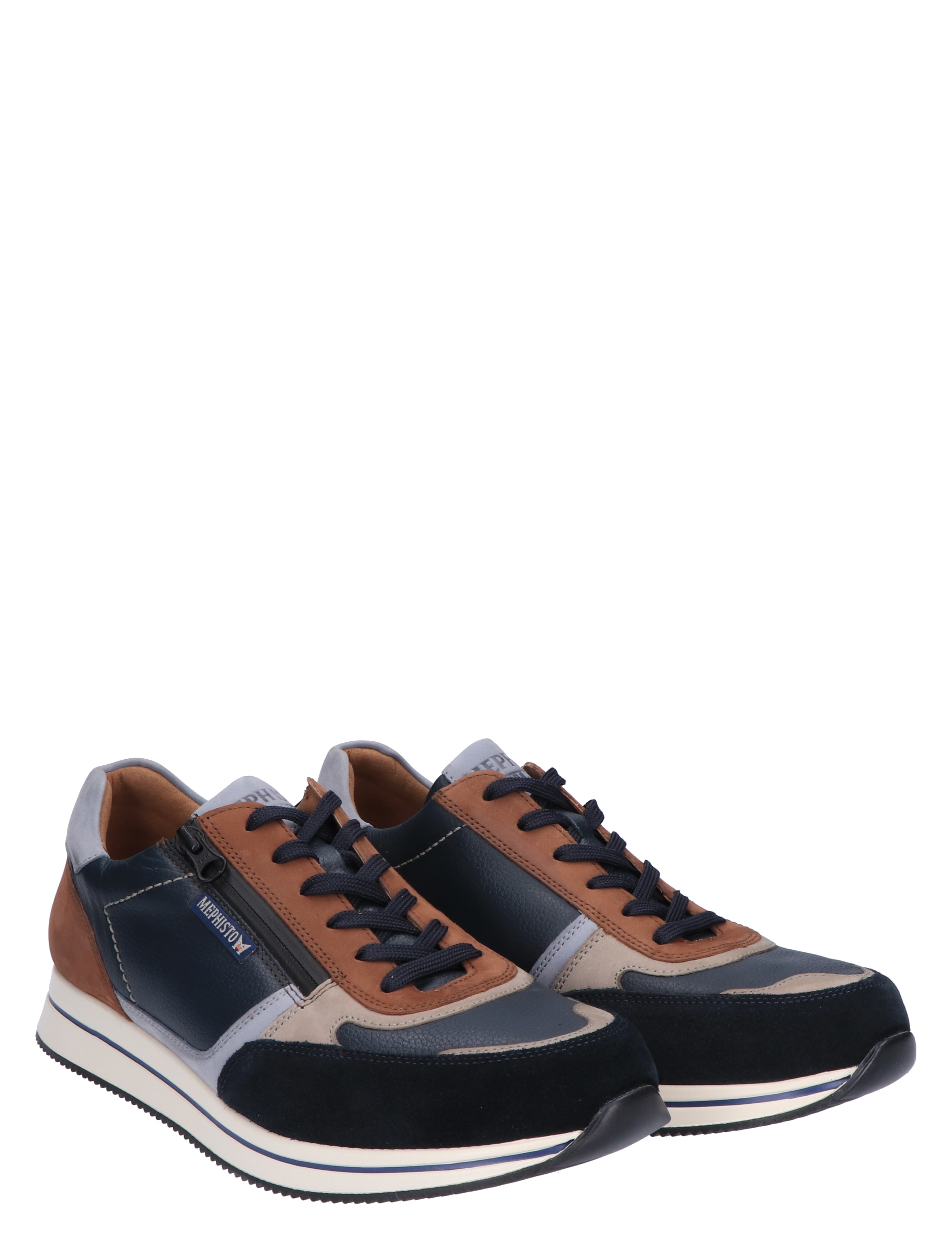 Mephisto - Gilford  Blue - Heren - Veterschoenen - Casual Veterschoenen - 47348_33_5