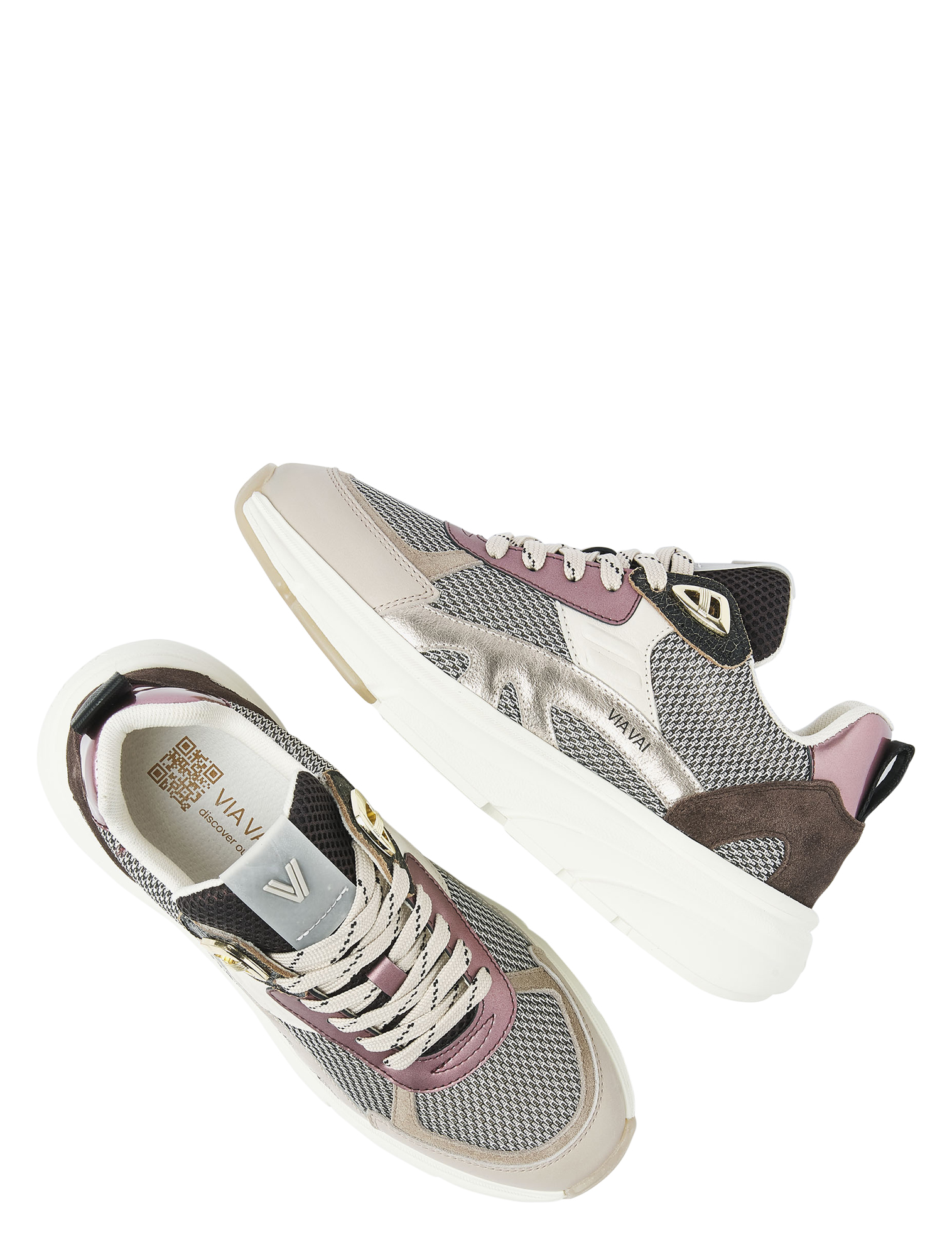 VIA VAI - Vic Harmony 62341 02-207 Pink - Sneakers - Dames - Lage Sneakers - 50077_48_4