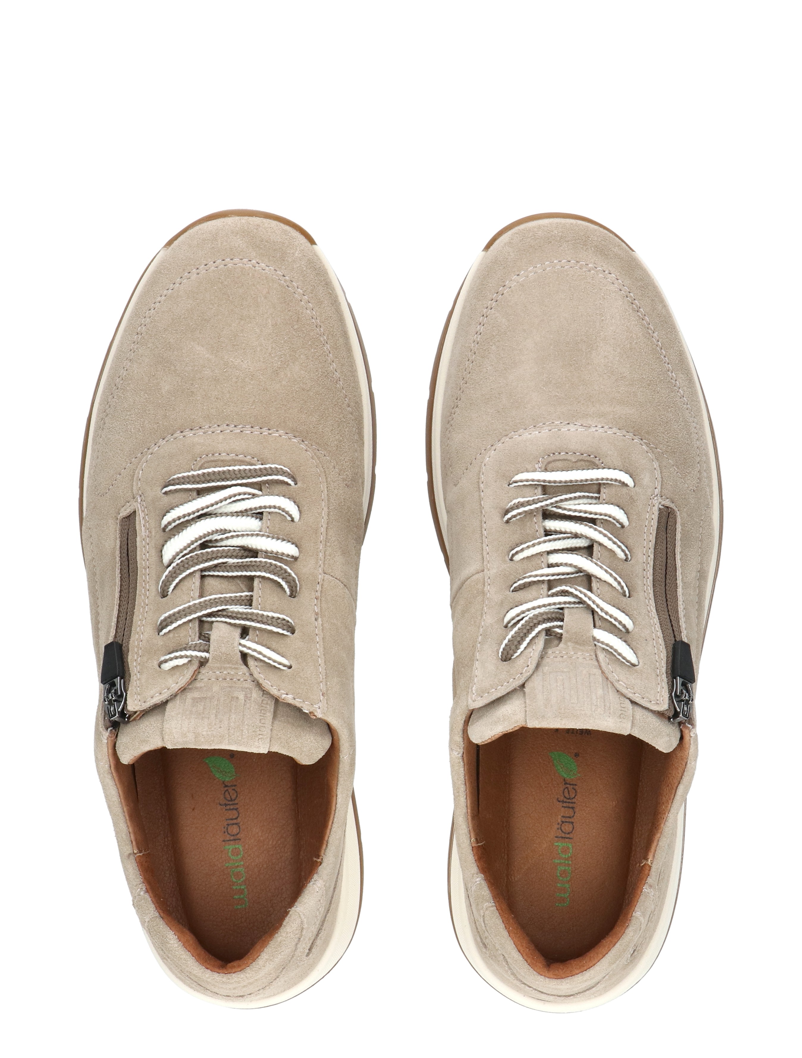 sneakers, beige, suede, laces, casual