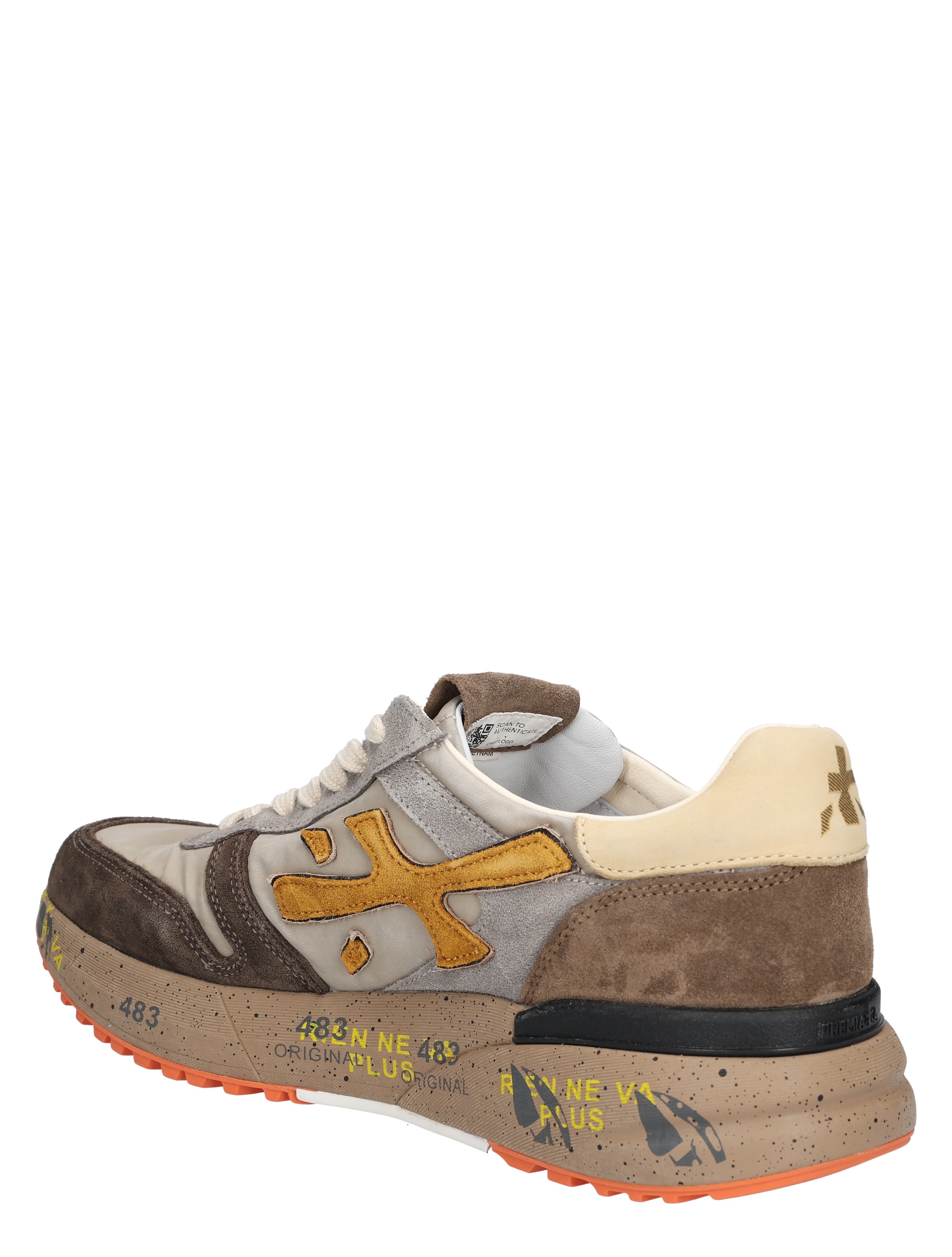 Premiata - Mick Men 7866 Beige - Heren - Lage Sneakers - Sneakers - 48275_77_4