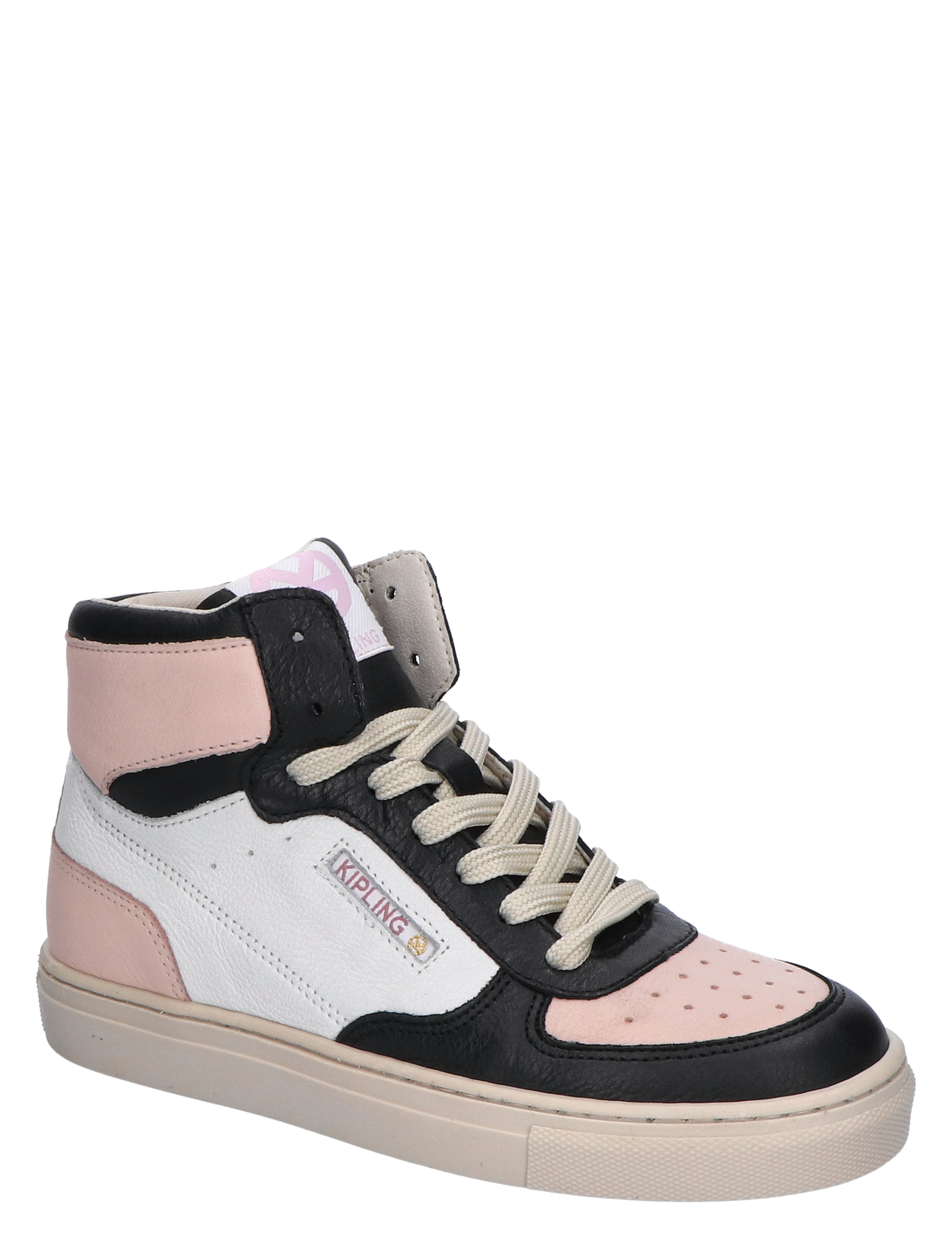 Kipling - Erica Basket Black White - Meisjes - Jongens - Sneakers - Sneakers - Hoge Sneakers - Hoge Sneakers - 45719_14_3