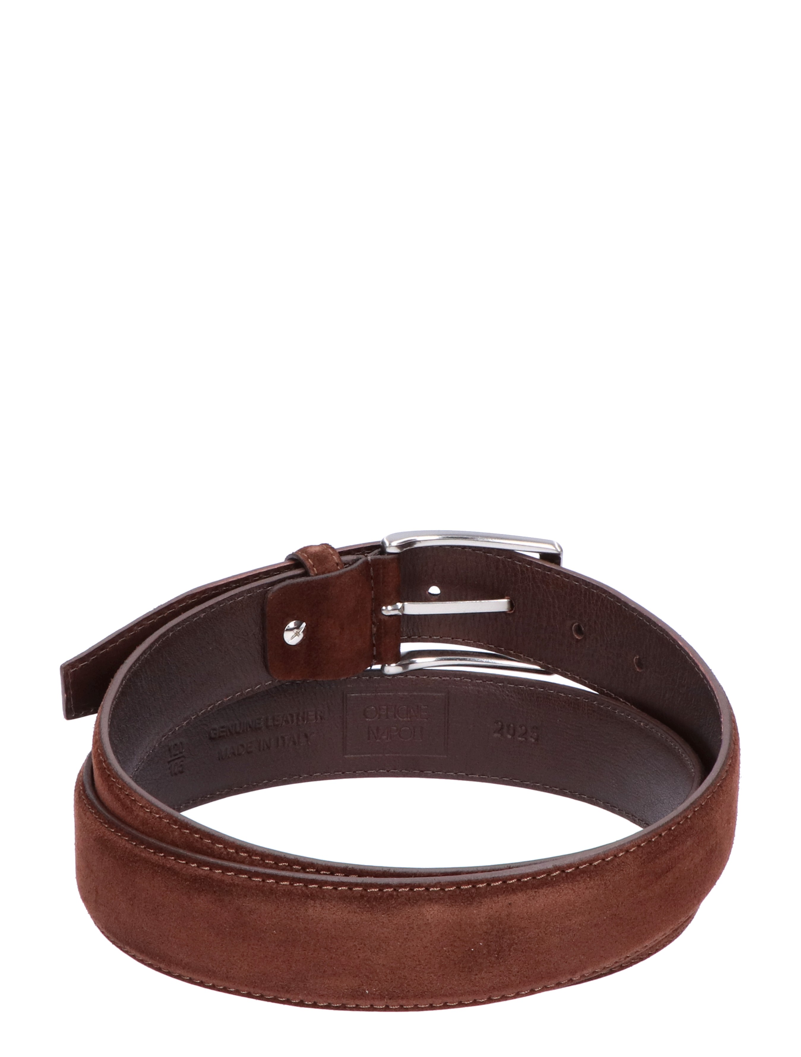 Officine Napoli - 2035-35 Marrone - Heren - Riemen - 44504_02_2