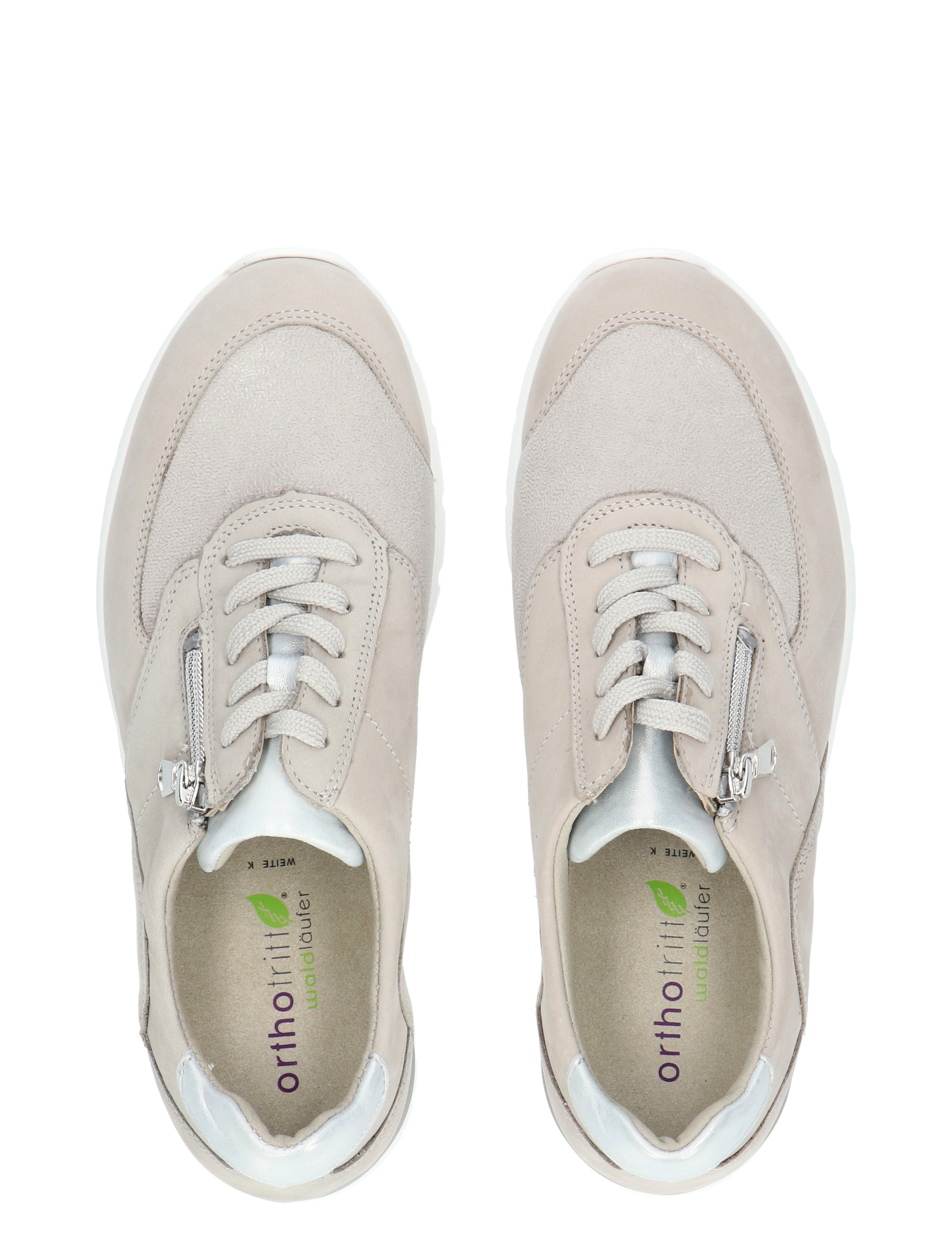 Waldlaufer - 626K02 323 349 Den. Kaleido Str Stein - Dames - Veterschoenen - Casual Veterschoenen - 50379_99_7