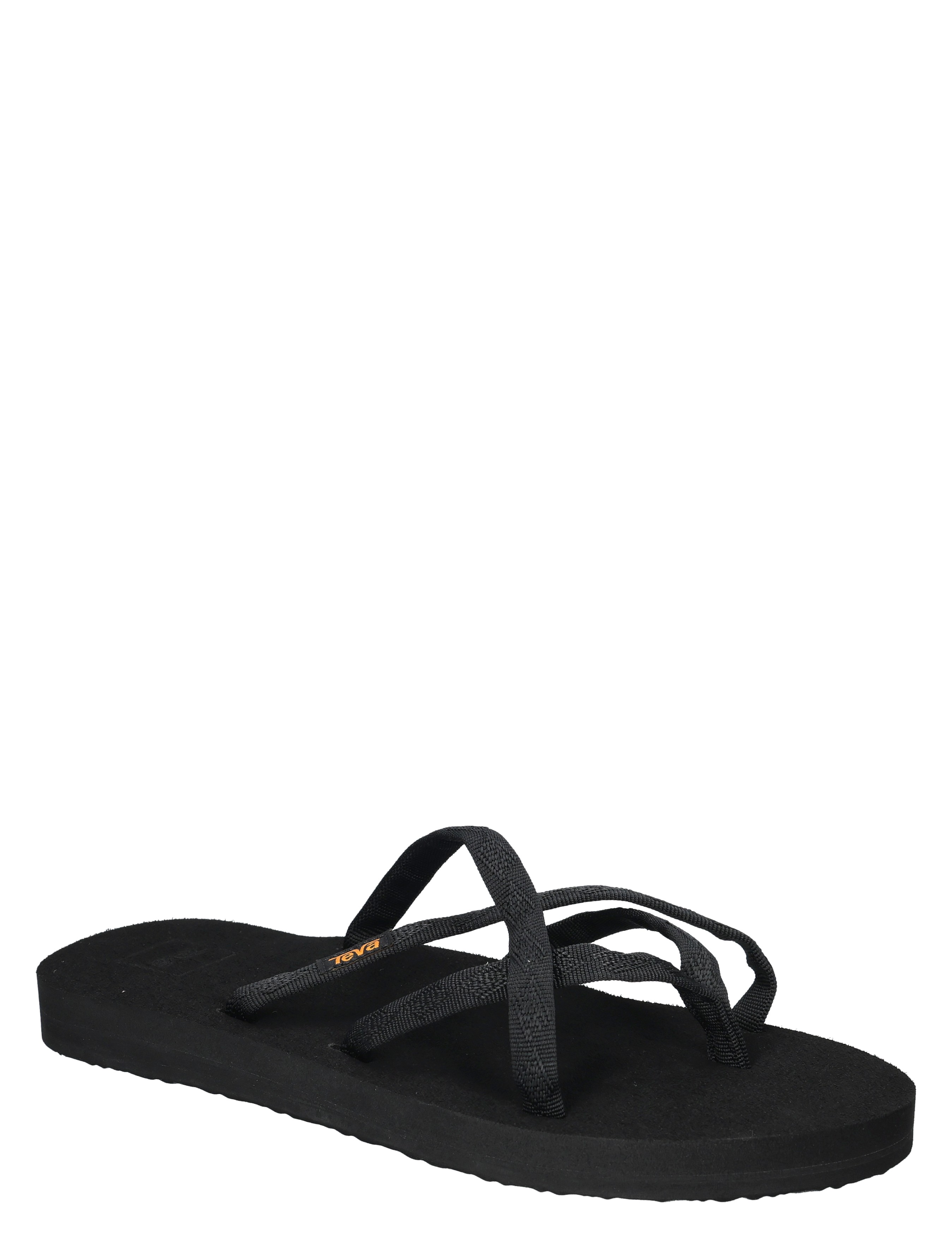 slipons, flip-flop, zwart, schaal massieve, thong band