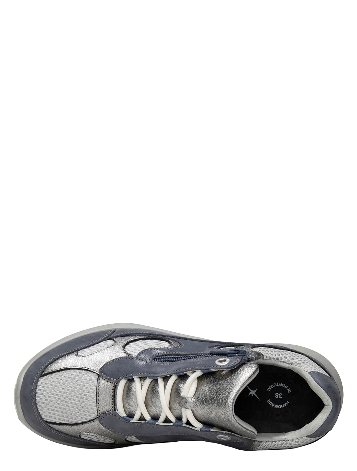 Xsensible - 34001.1 255 Denim Combi H-Wijdte - Dames - Veterschoenen - Casual Veterschoenen - 51636_33_4