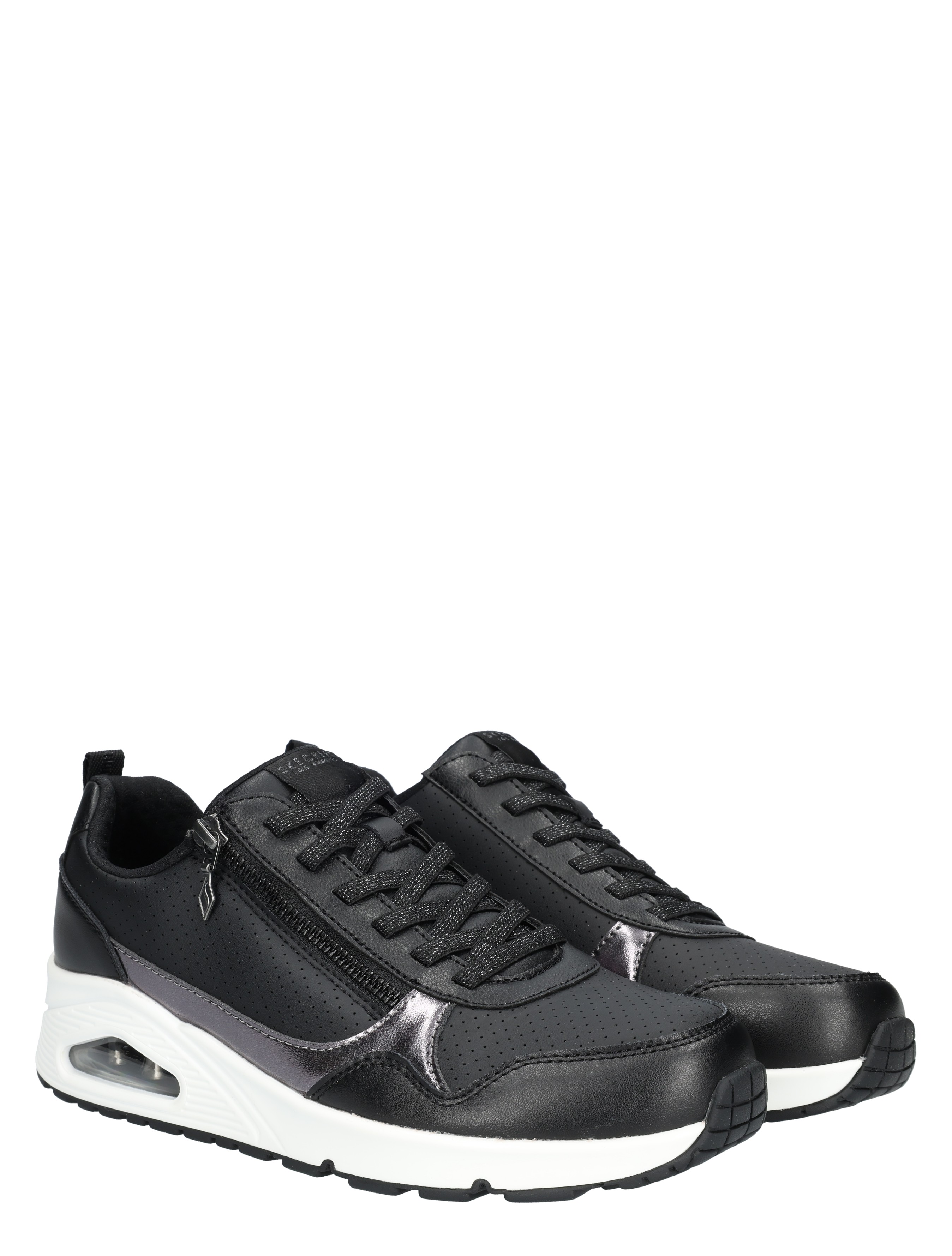 Skechers - Uno Zip 167988 Black - Sneakers - Dames - Lage Sneakers - 48193_11_5