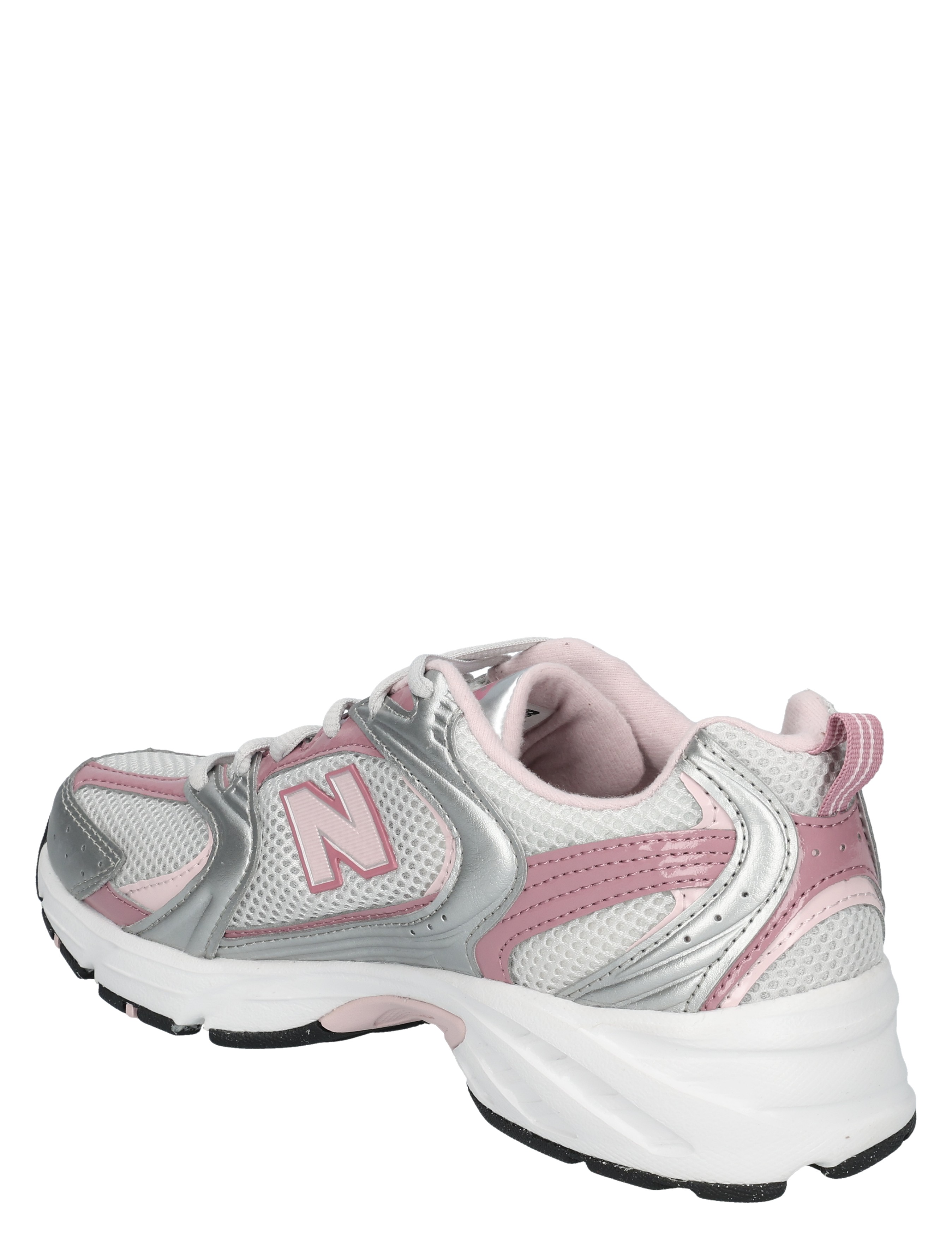 sneaker, sportschoen, mesh, zilver, roze
