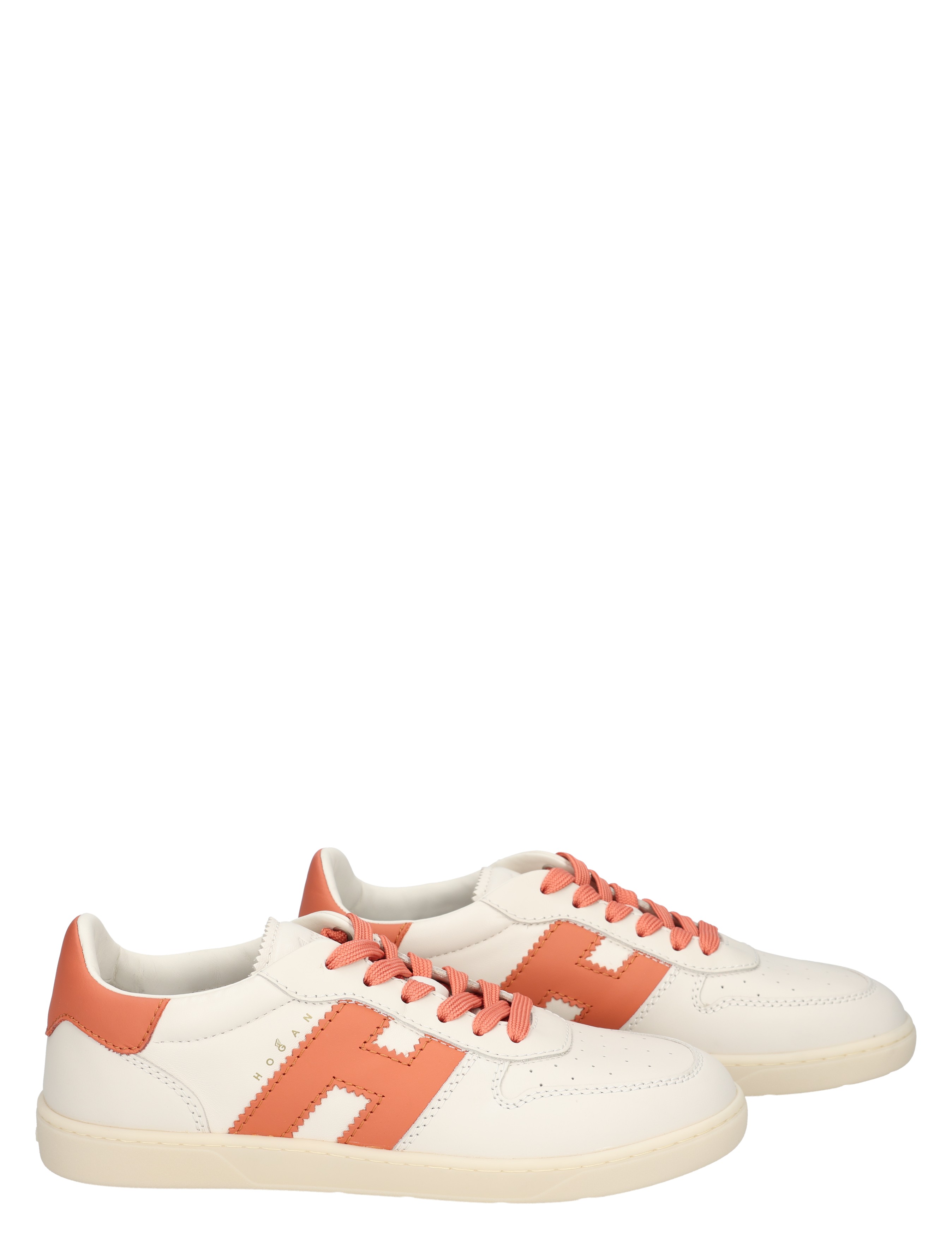 Hogan - Cool Basket Sneaker White Red - Dames - Sneakers - Lage Sneakers - 49681_84_5