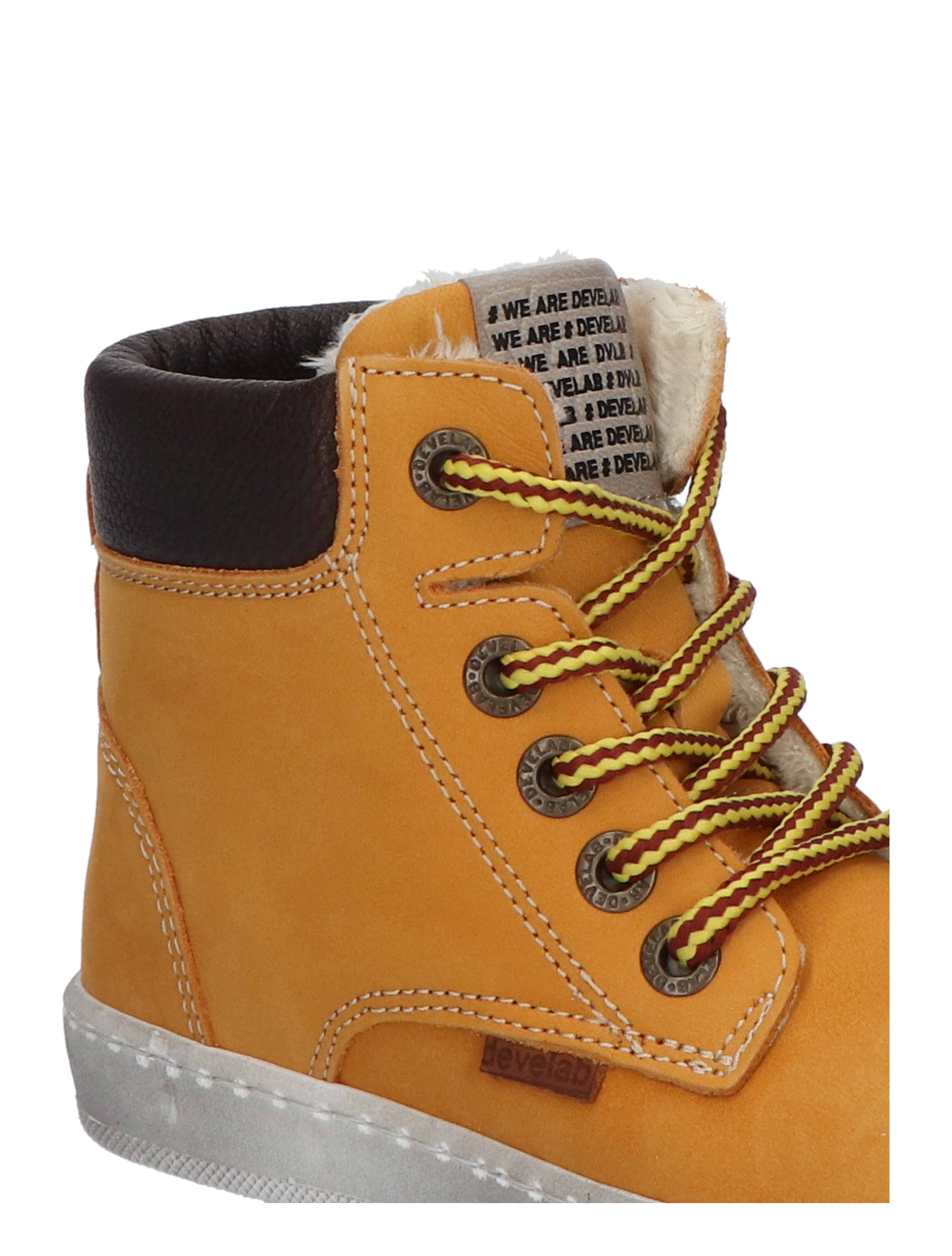 Develab - 41855 334 Honey Nubuck - Meisjes - Jongens - Veter Boots - Boots - Boots - Veter Boots - 30486_55_5