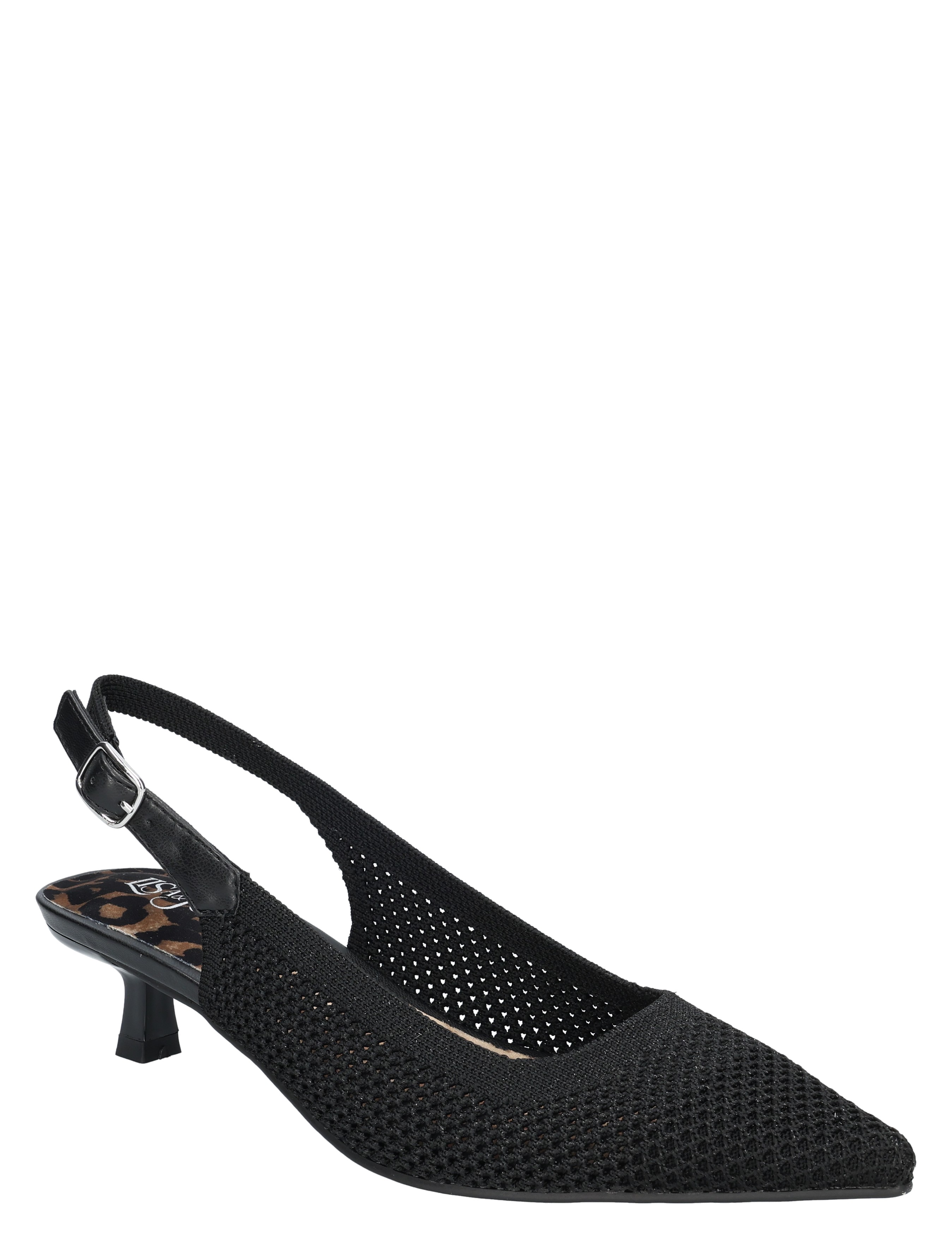 Lisa & Jo - Zuza Black Silver Knit - Dames - Pumps - 50871_11_3