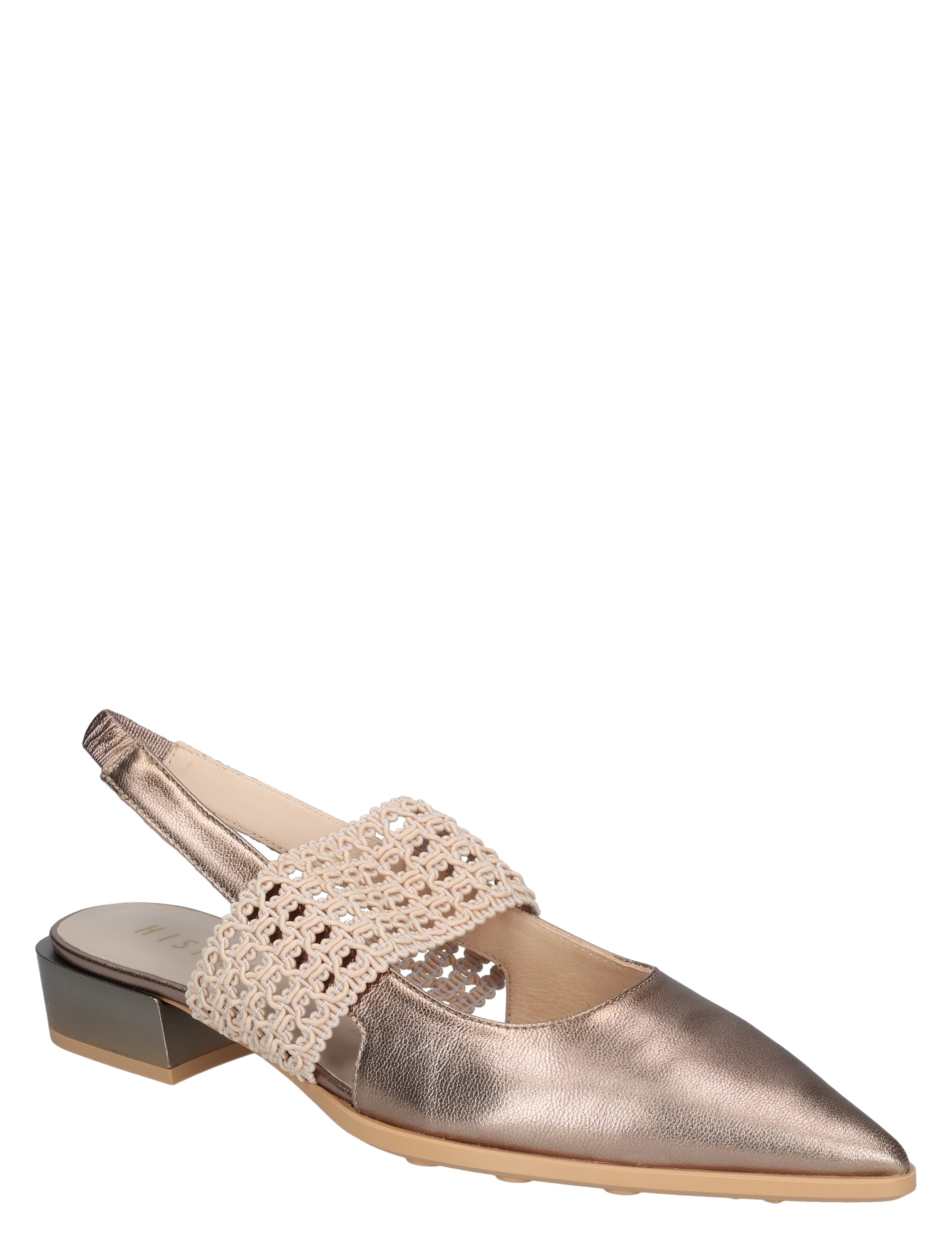 Hispanitas - HV264866 Starmet Taupe Elastic Nude - Dames - Pumps - 50332_77_3