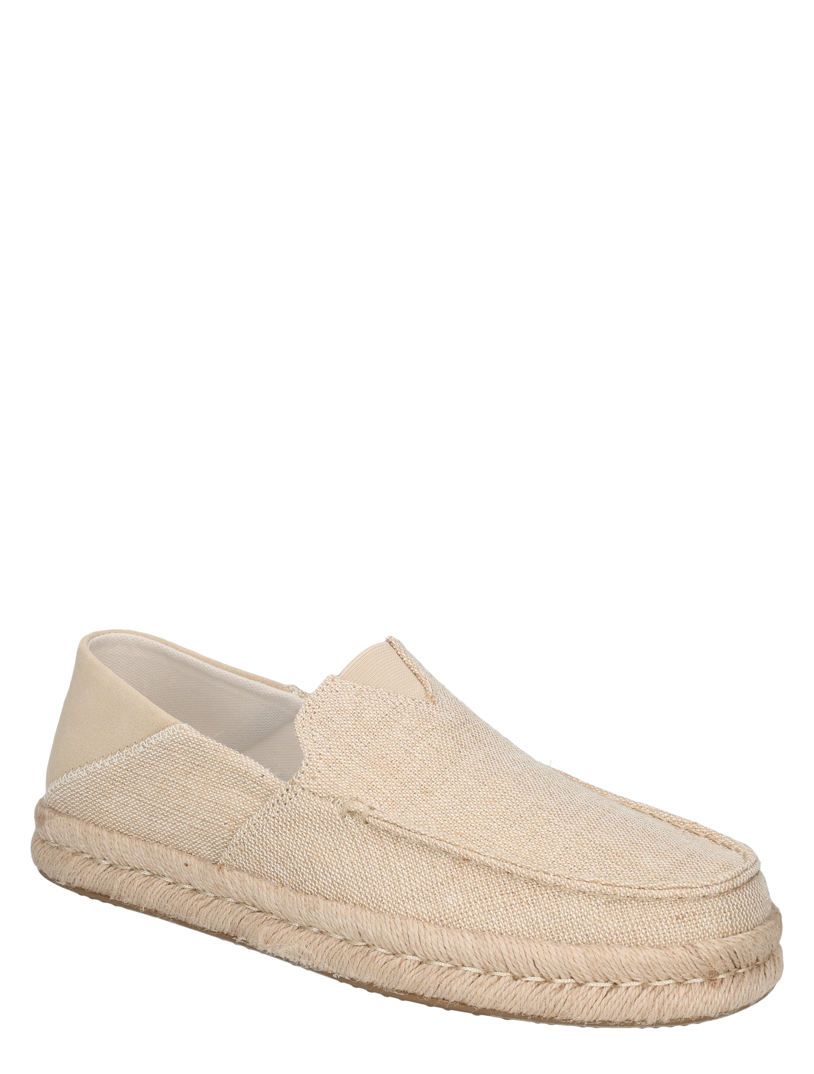 espadrilles, plush, beige, slip-on, woven sole