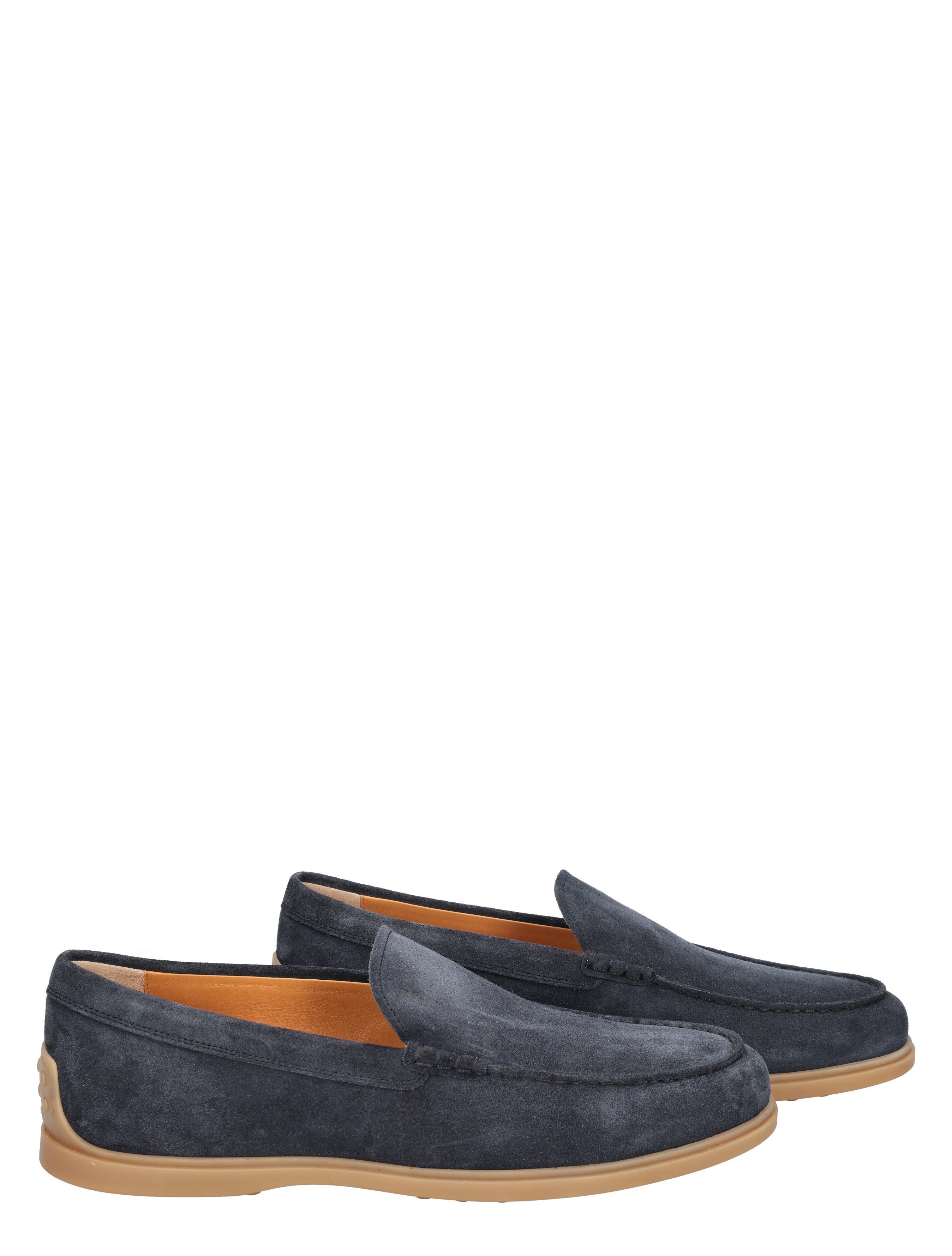 Tods - Slipper Loafer in Suede U805 Blue - Heren - Loafers - 49666_33_6