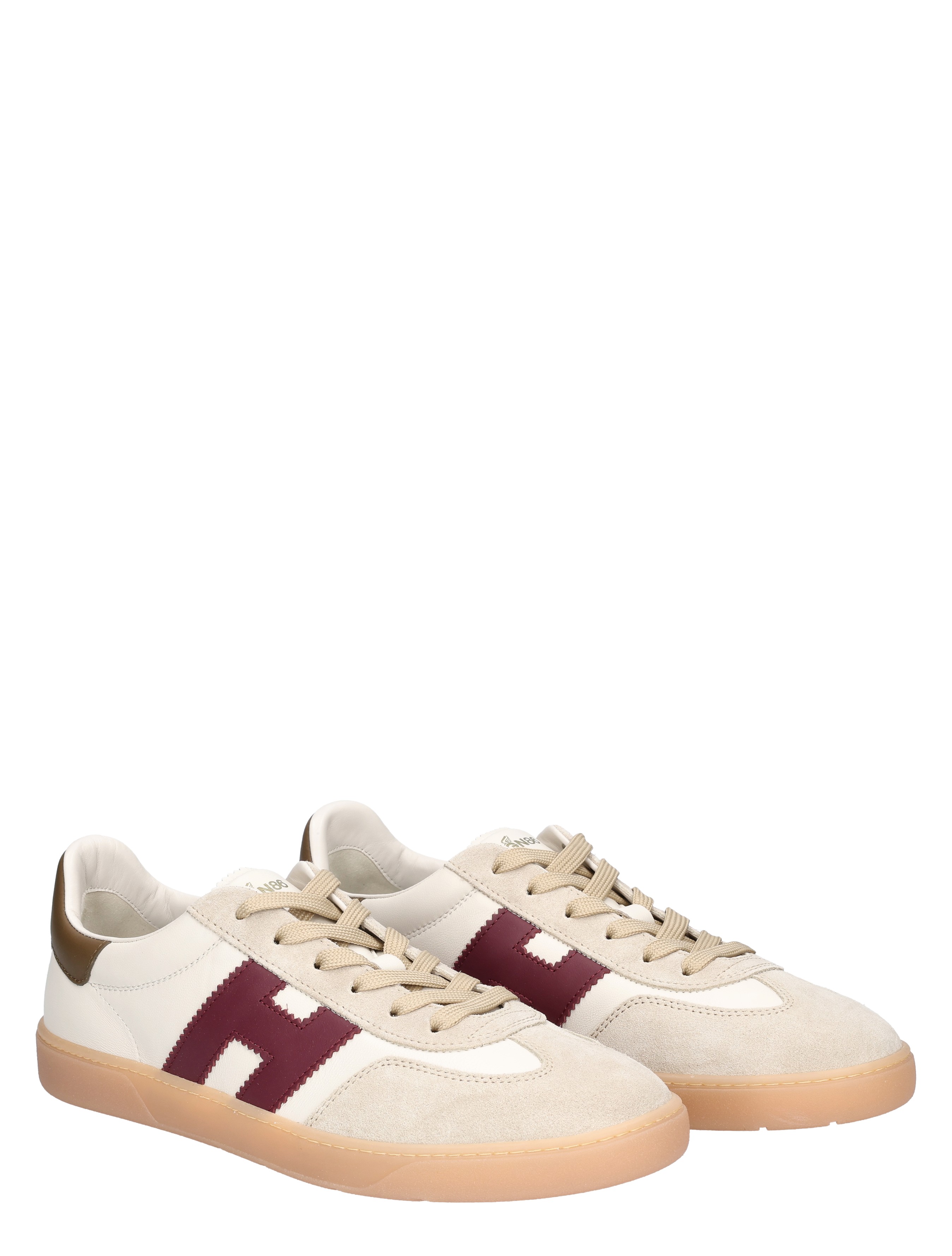 sneakers, suede, creme, beige, maroon胡