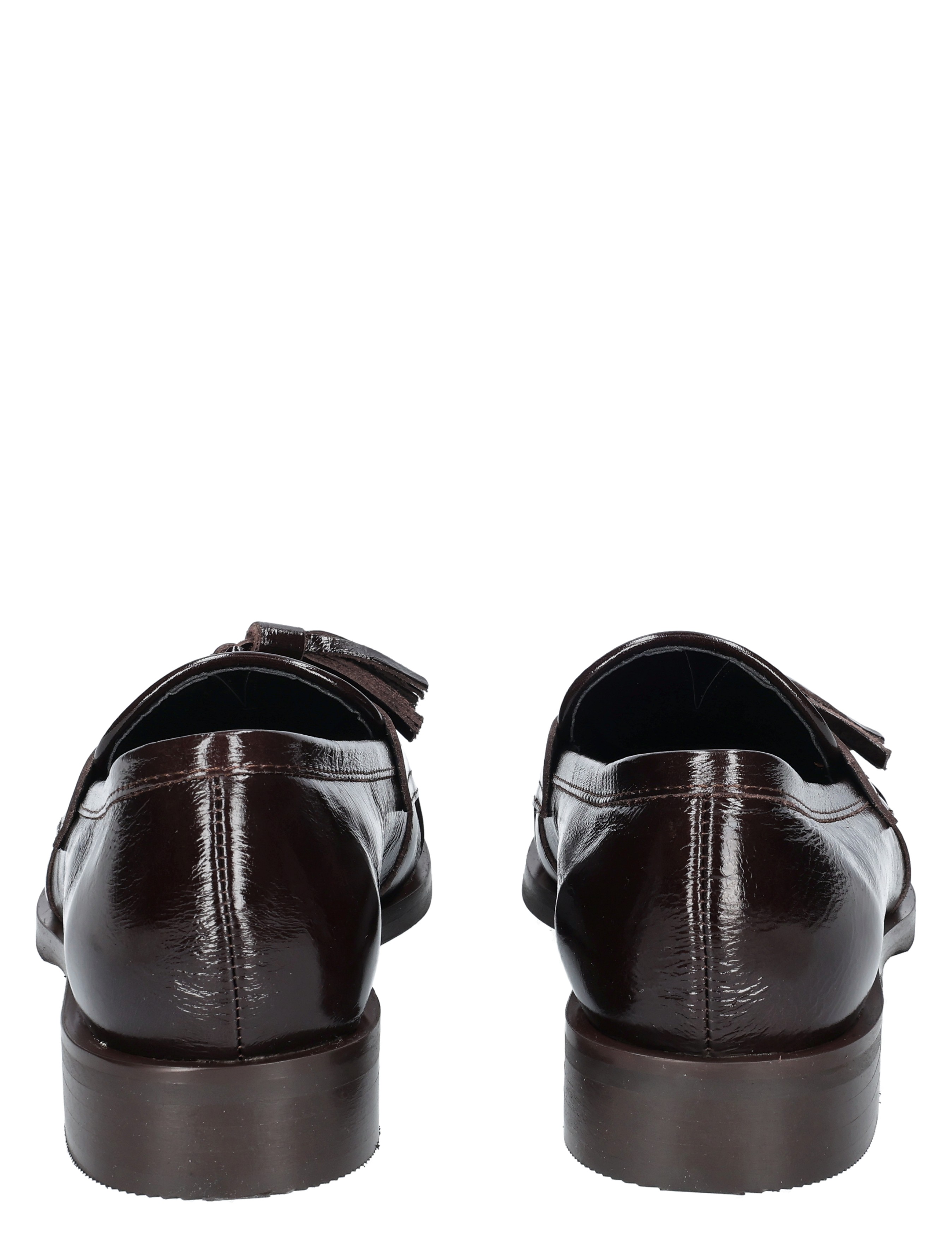 laarzen, broek, eenvoudig, glad leer, donkerbruin