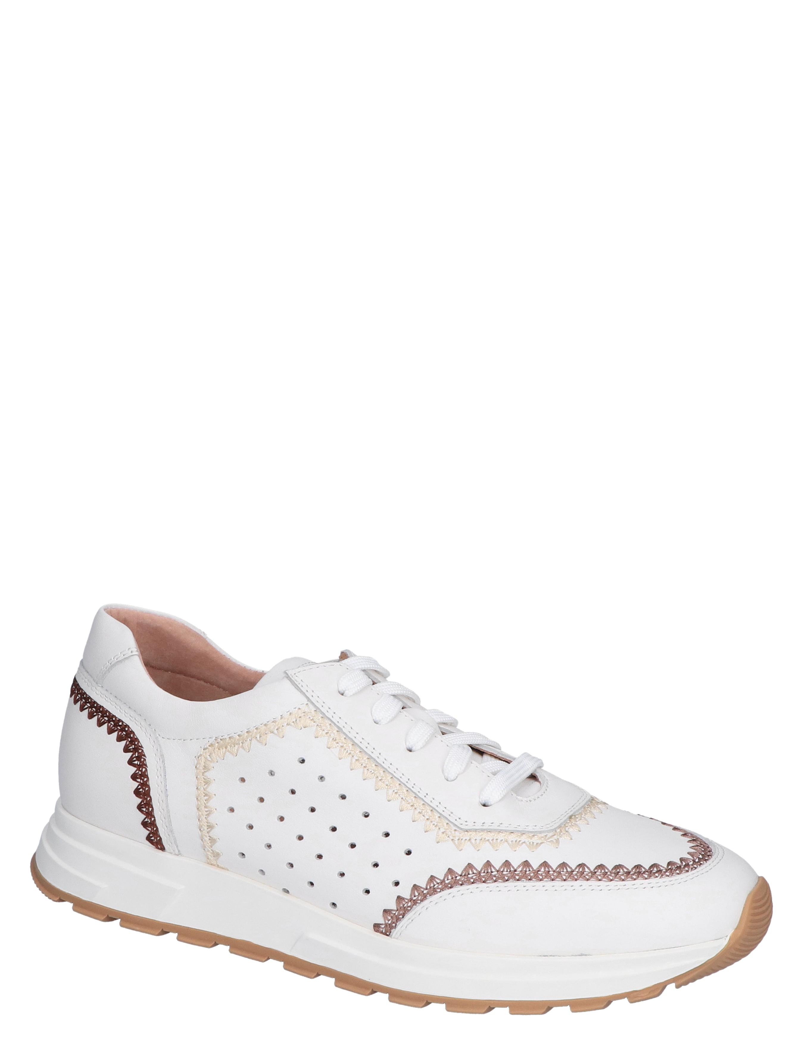 Winfreda White Brown Combi