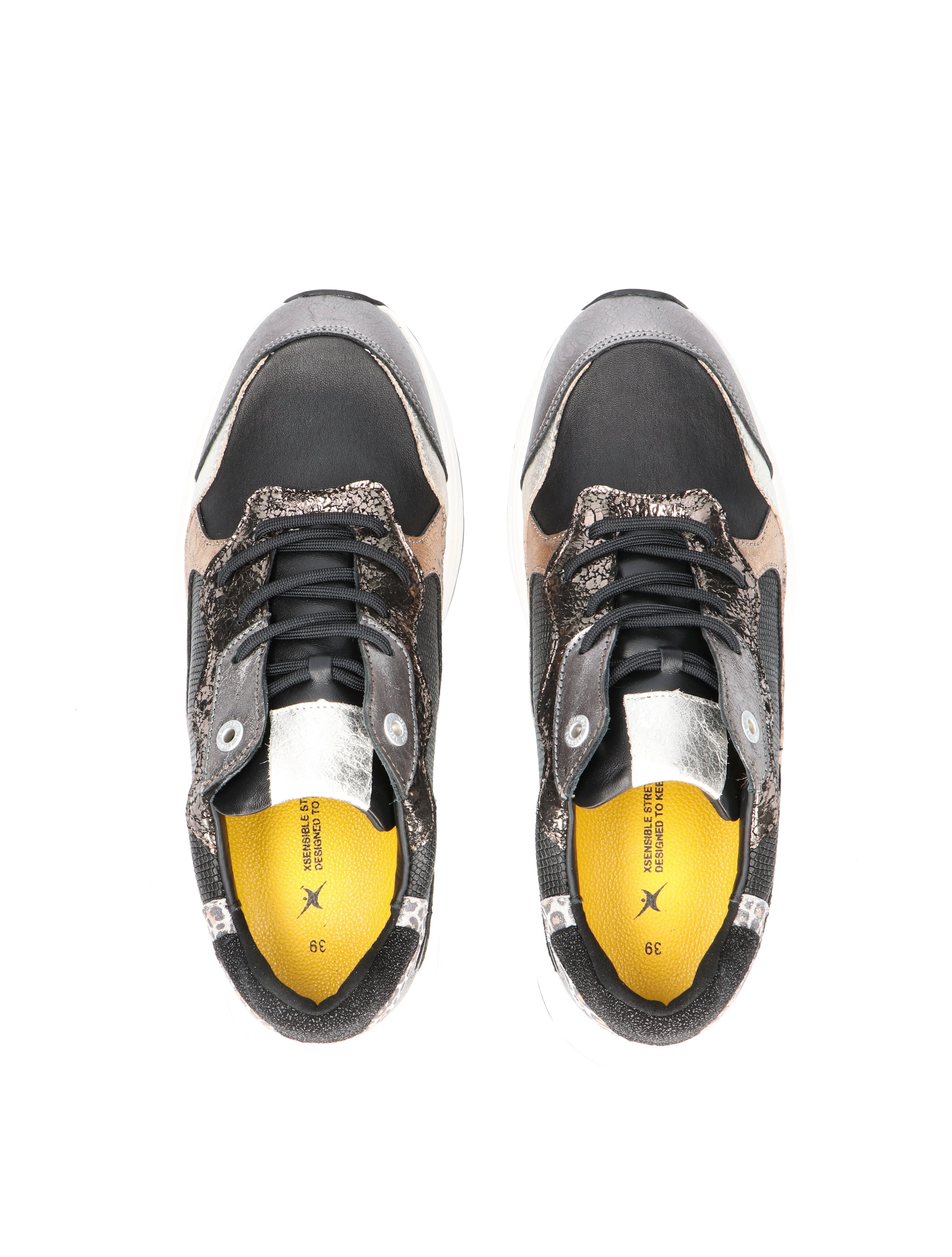 Xsensible - 33011.3 915 Metallic Combi - Dames - Sneakers - Lage Sneakers - 49413_59_7