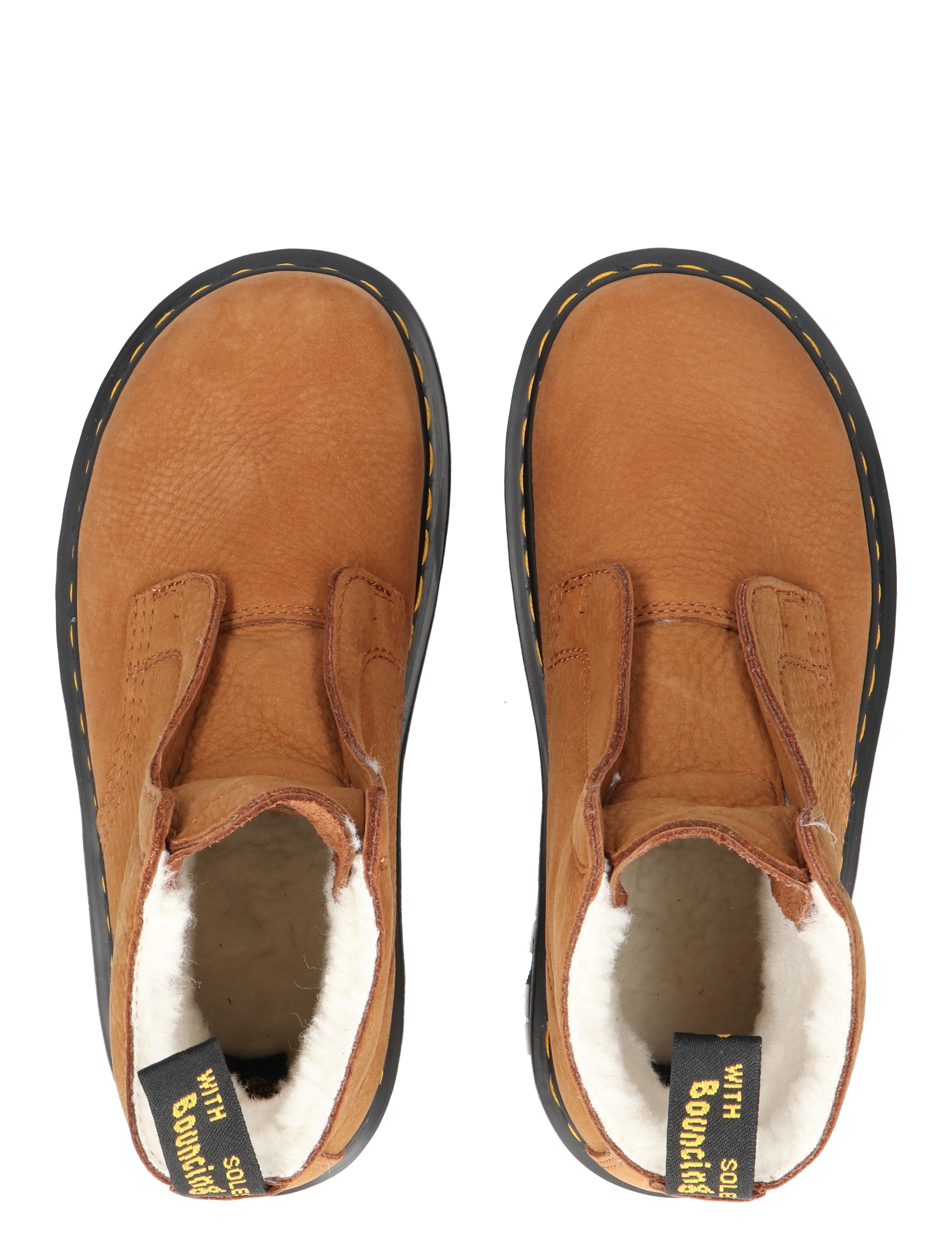 Dr. Martens - Zebzag Slip On Boot 42019200 Desert Brown Milled - Dames - Boots - Biker Boots - 48222_22_7