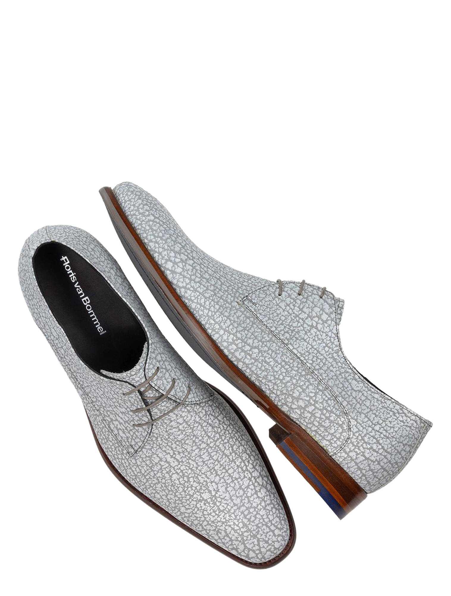 Floris van Bommel - De Stijler 30236 32-01 Light Grey H-Wijdte - Heren - Veterschoenen - Nette Veterschoenen - 51449_99_3