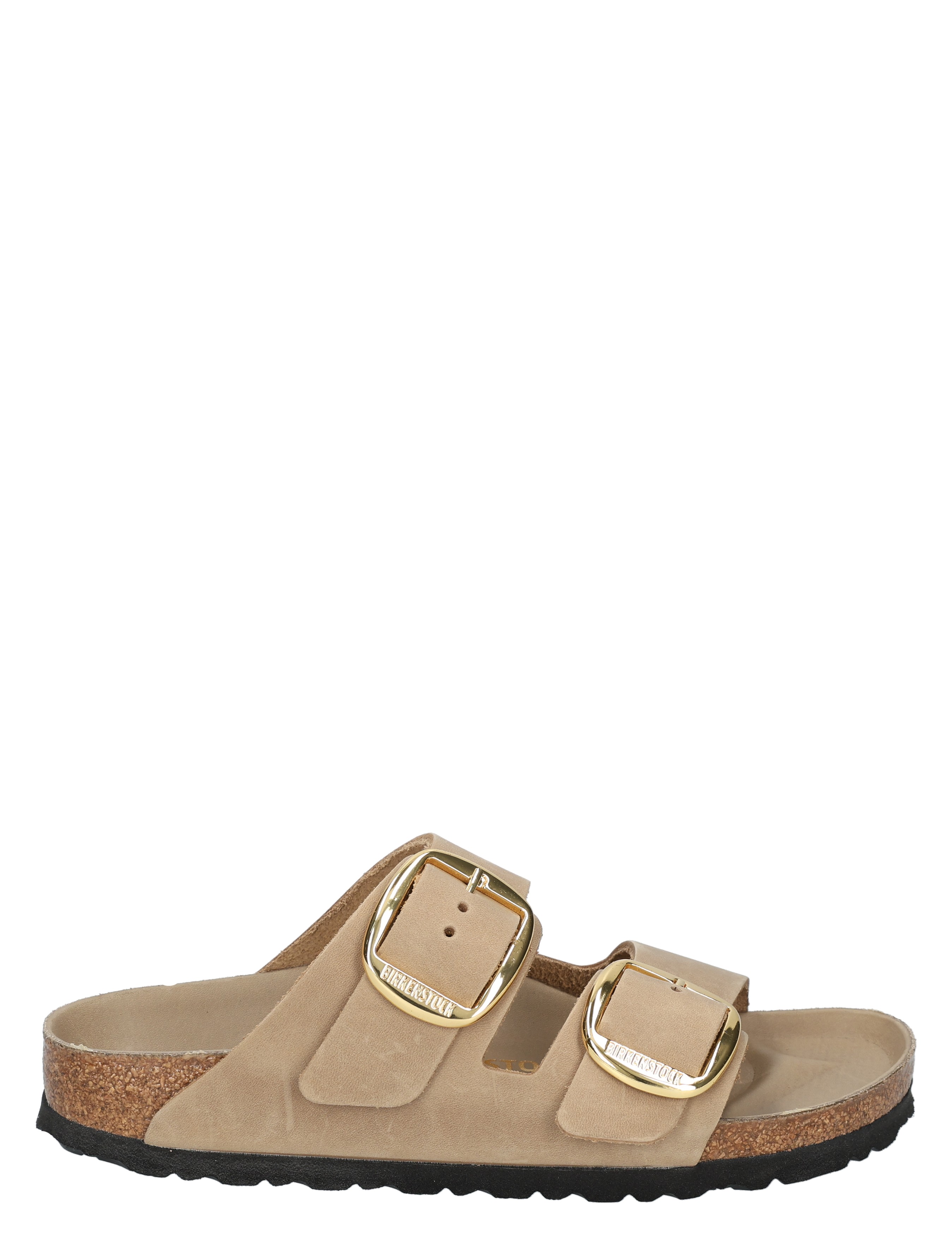 Birkenstock - Arizona Women Big Buckle Nubuck Tobacco Brown Narrow - Dames - Slippers - 48101_02_2