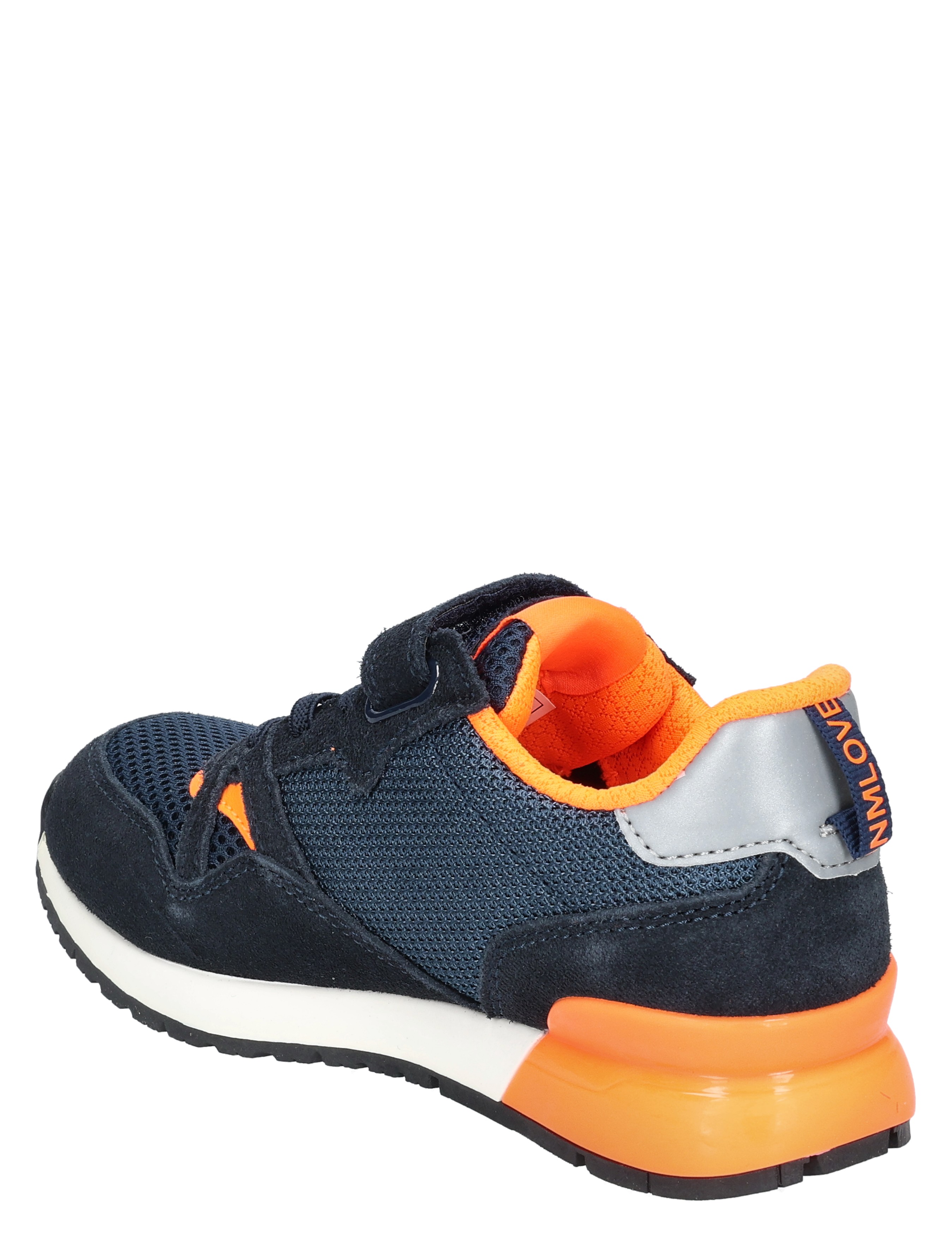 Replay - Shoot 14 JS290030L 3452 Navy Fluo Orang - Sneakers - Lage Sneakers - Jongens - 49844_33_4