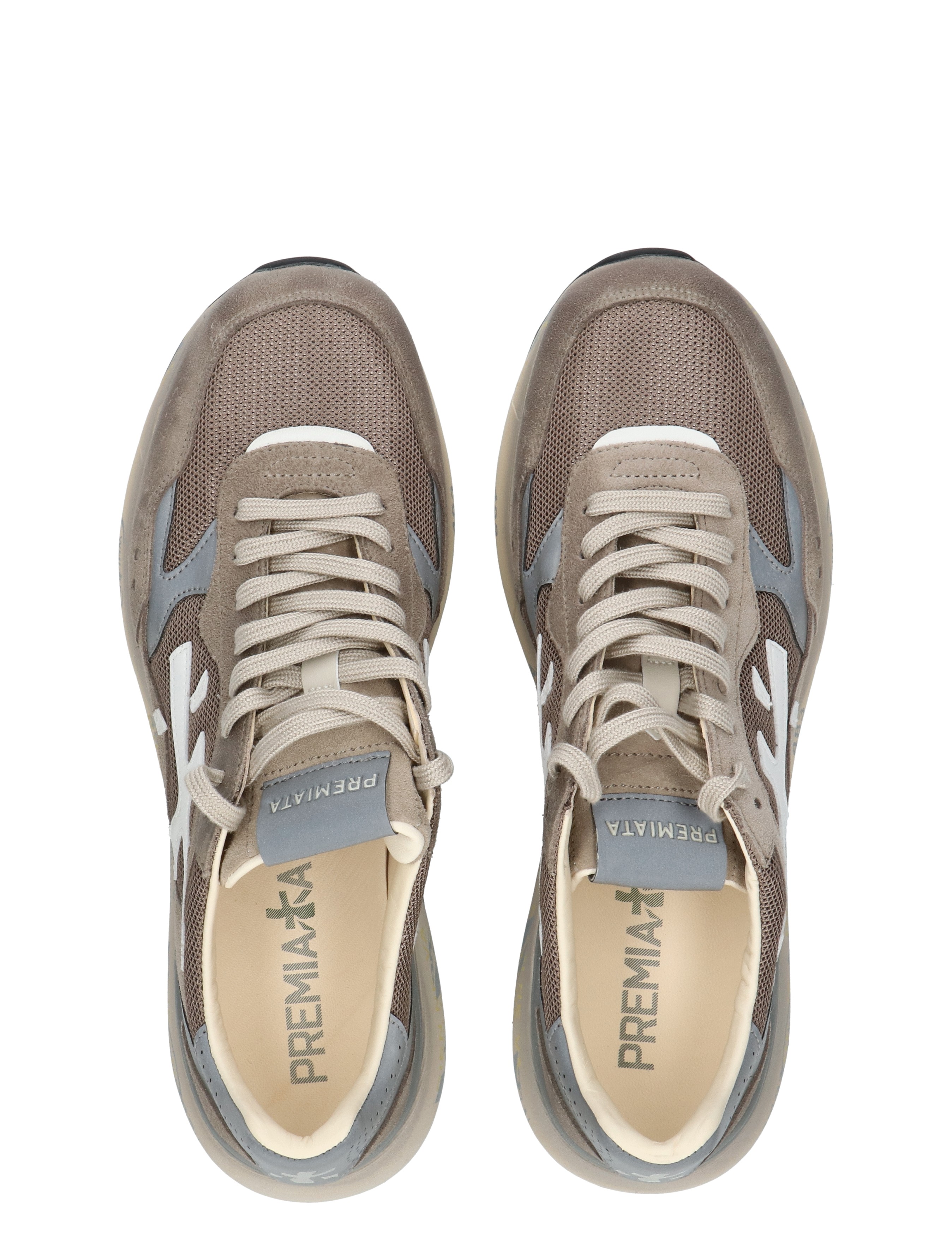 Premiata - Mick Men 8118 Beige White - Heren - Lage Sneakers - Sneakers - 50181_78_7