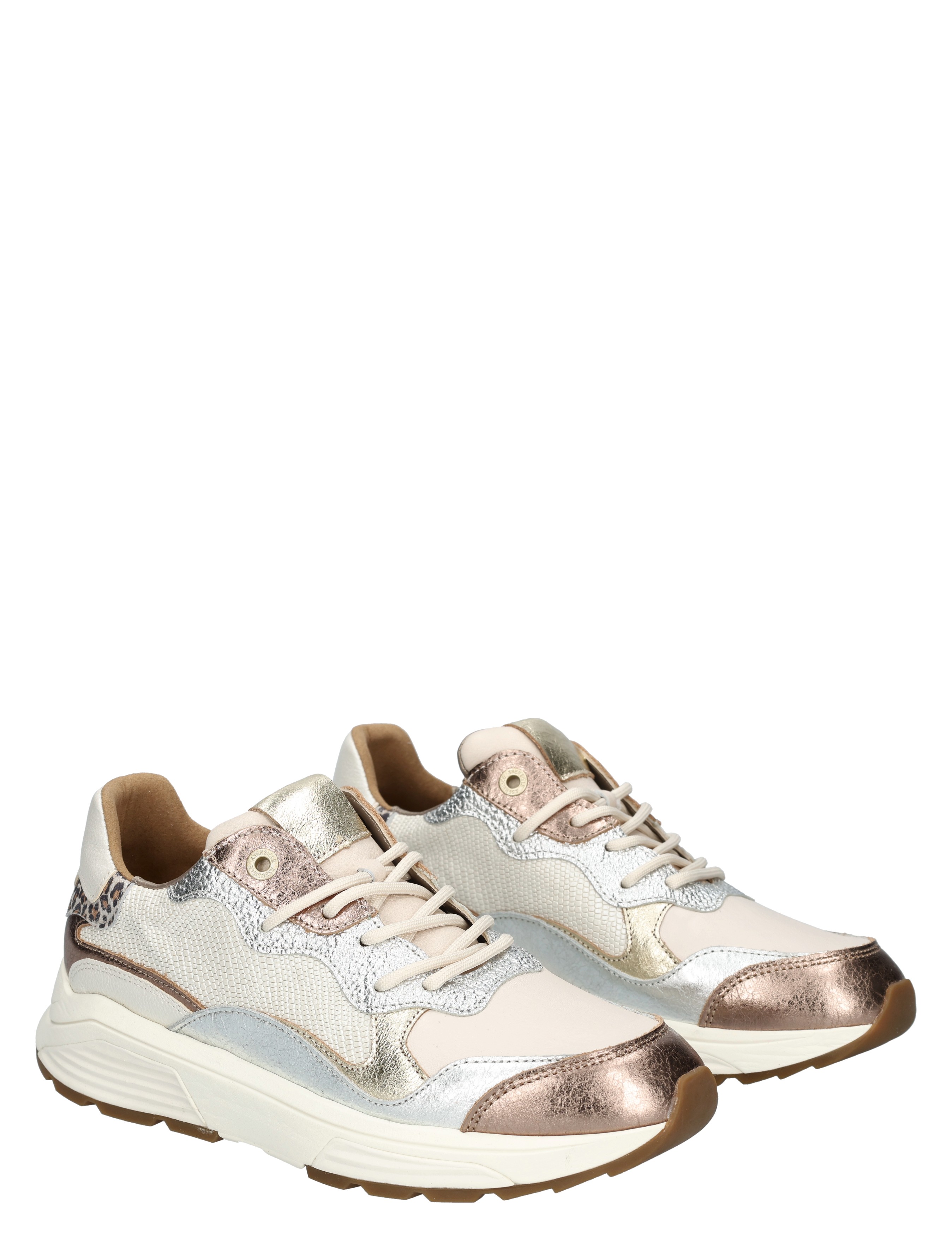 Xsensible - 33011.3 Rainbow Metallic 396 Bronze Combi G- Wijdte - Dames - Veterschoenen - Casual Veterschoenen - 50407_77_5