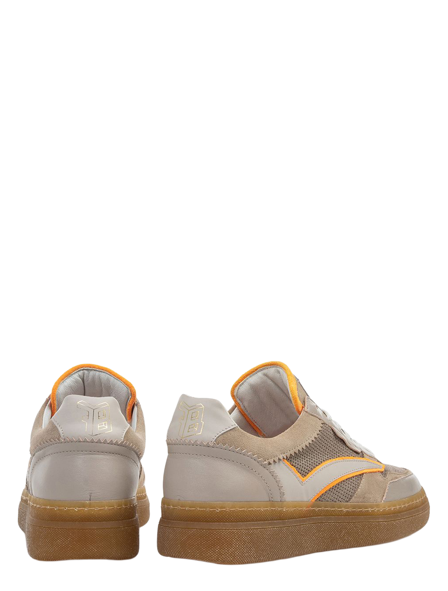 sneaker, heren mode, leren, slip-on, grijs