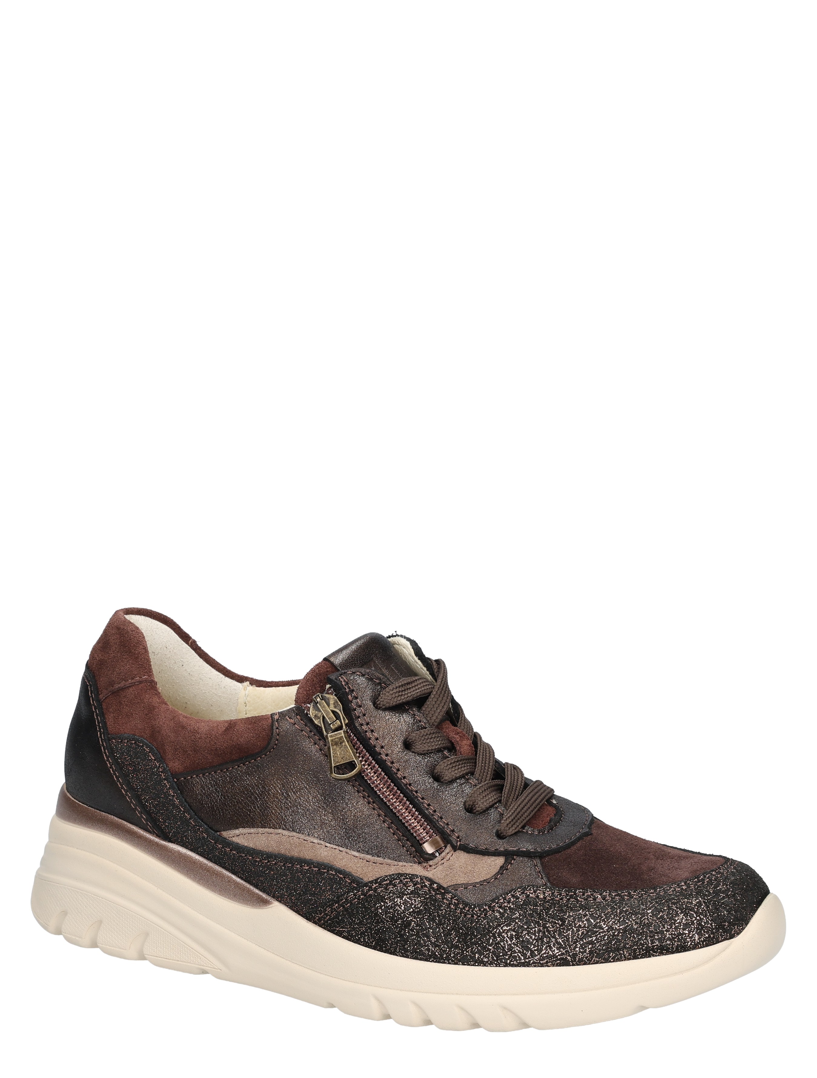 Waldlaufer - 927003 600 355 Brown H-Wijdte - Dames - Veterschoenen - Casual Veterschoenen - 48867_22_3