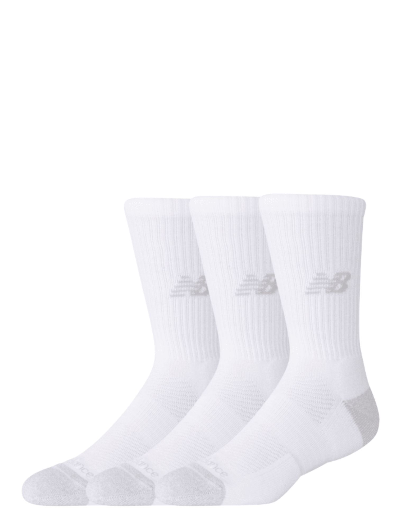 New Balance - Active Crew 3 Socks Unisex White - Dames - Sokken - 49626_88_1