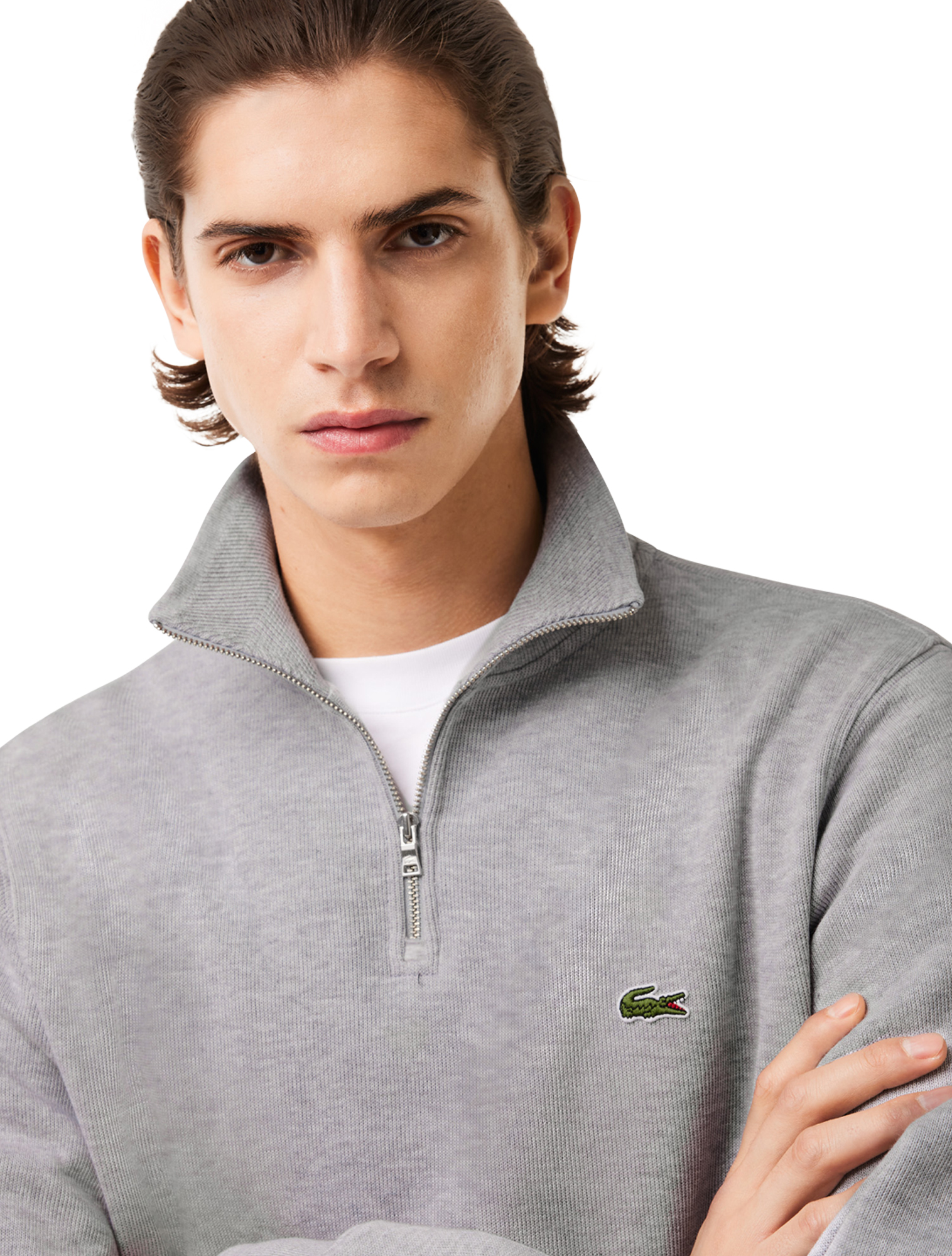 Lacoste - SH1927 CCA Argent Chine - Heren - Truien & Sweaters - 45658_99_5