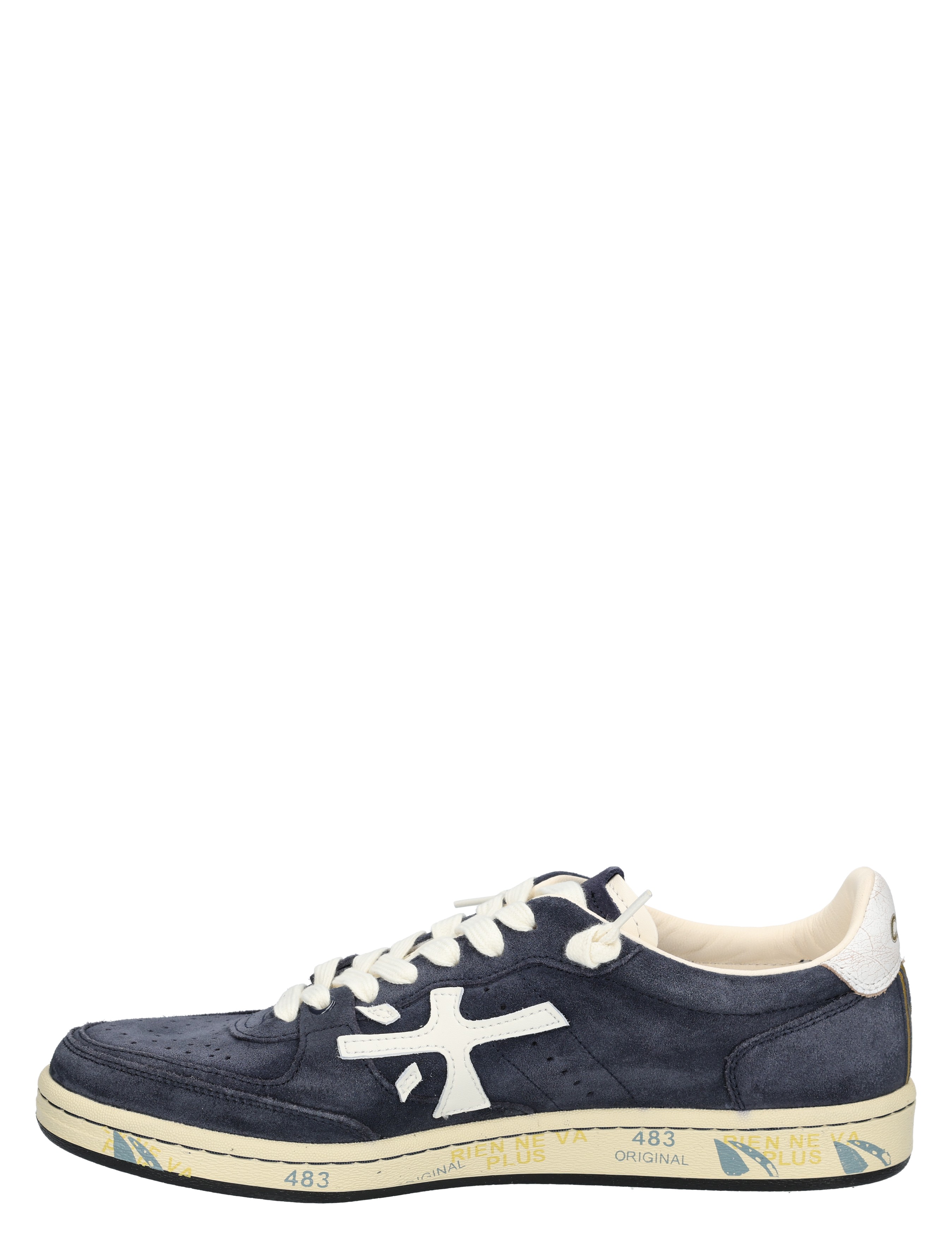 Premiata - BSKT Clay Men 7708 Navy - Heren - Lage Sneakers - Sneakers - 48274_33_2