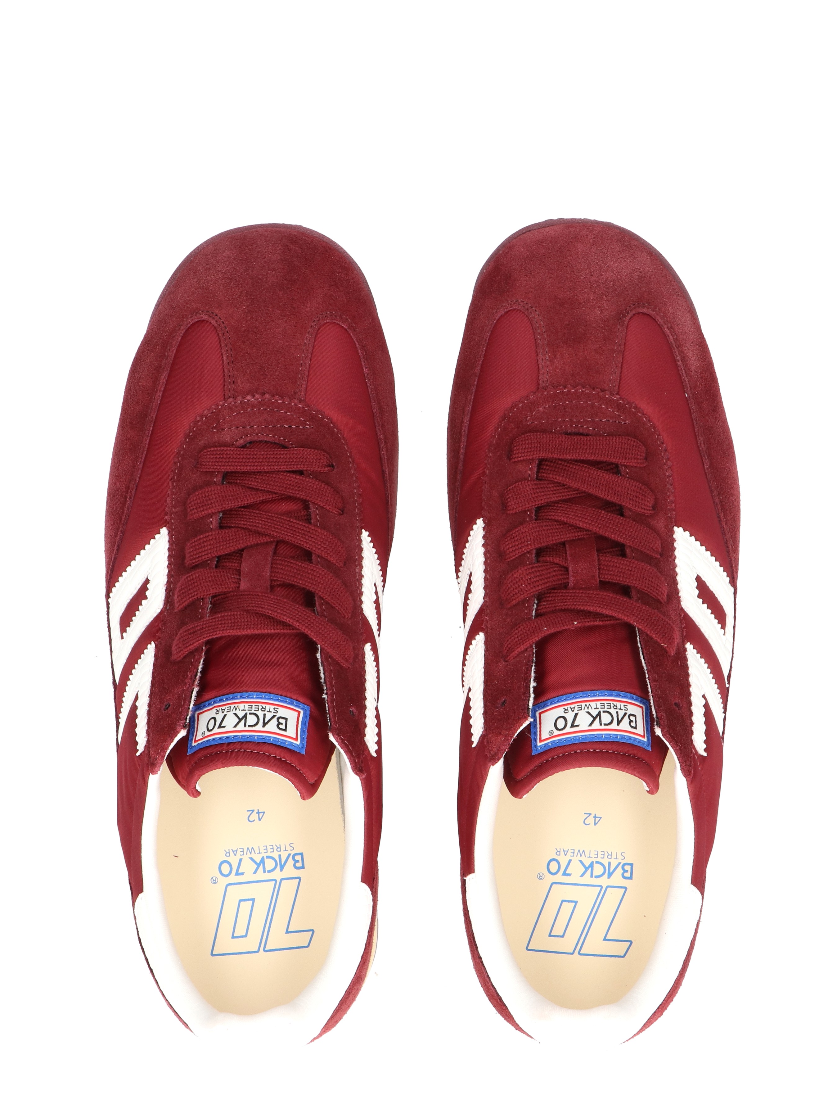 Back 70 - Barkley Jogger FC32 Nylon Sponge Wine Suede W - Heren - Lage Sneakers - Sneakers - 48923_42_7