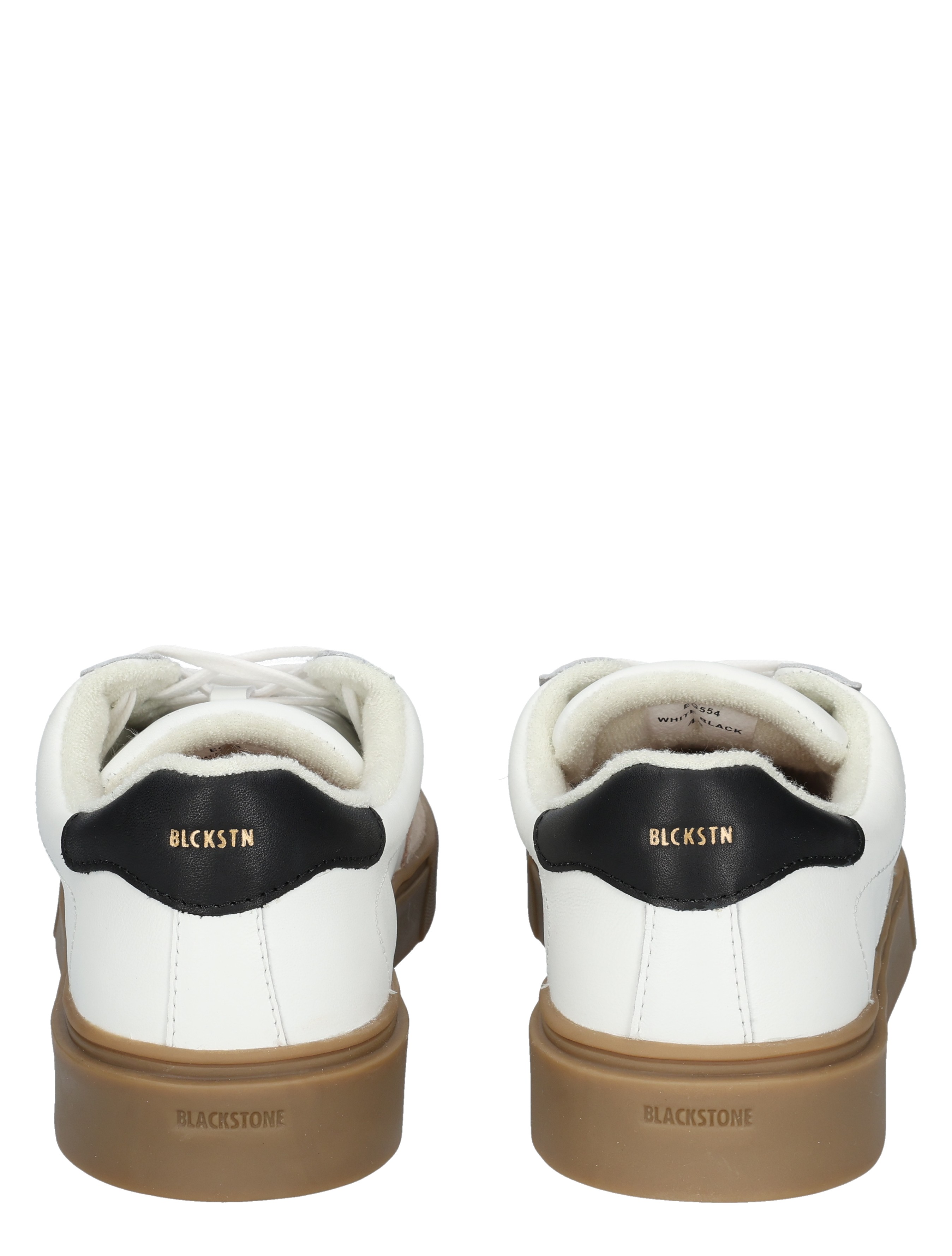 Blackstone Footwear - EG554 White Black - Heren - Veterschoenen - Casual Veterschoenen - 50902_88_6