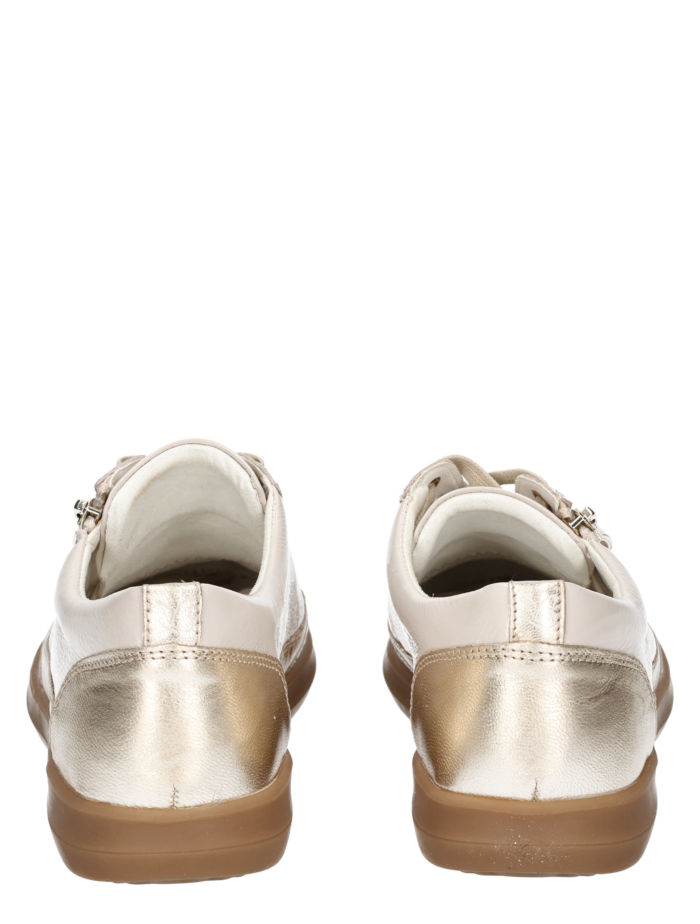 Caprice - 23706 492 Cream/Gold - Dames - Veterschoenen - Casual Veterschoenen - 50724_77_7
