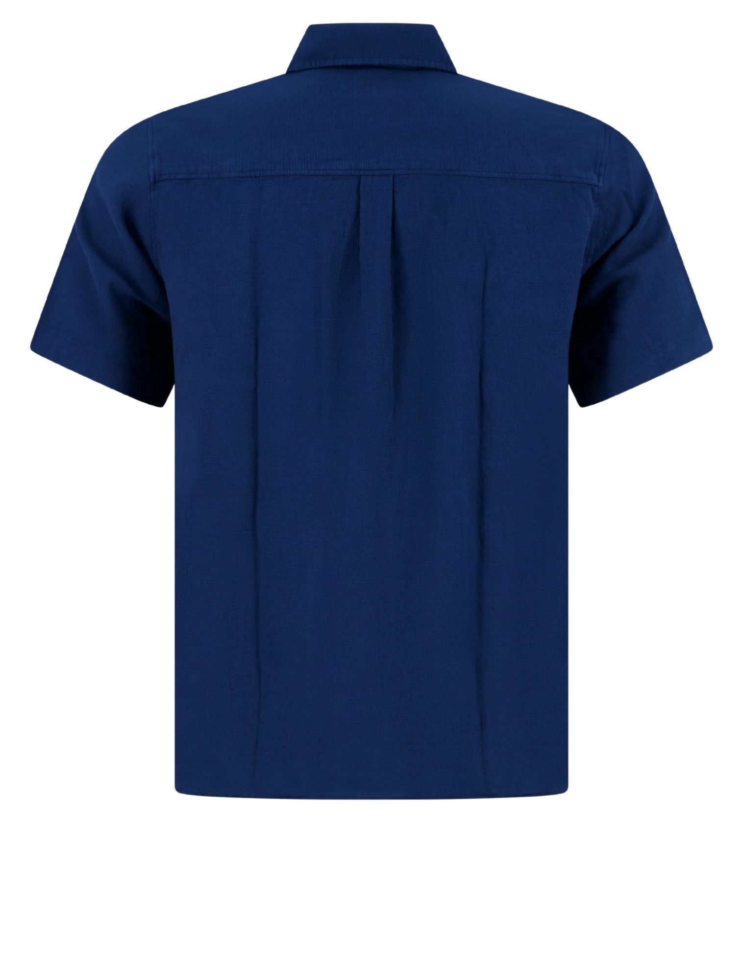 A Fish Named Fred - Cuban Shirt 607 Cobalt - Heren - Shirts - 51191_33_2