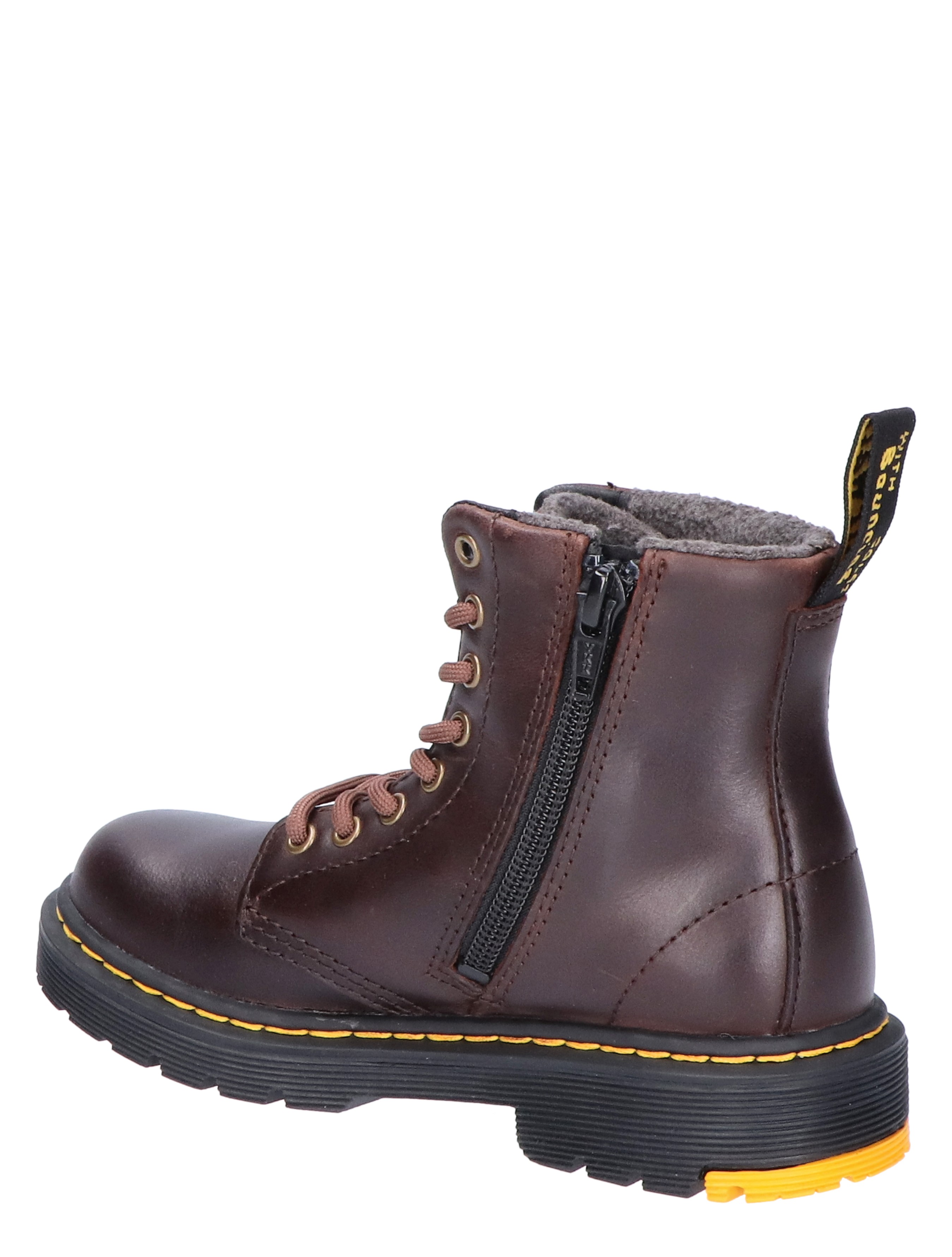 Dr. Martens - 1460 Yellow Stone Dark Brown - Meisjes - Jongens - Veter Boots - Boots - Boots - Biker Boots - Veter Boots - 42155_22_4