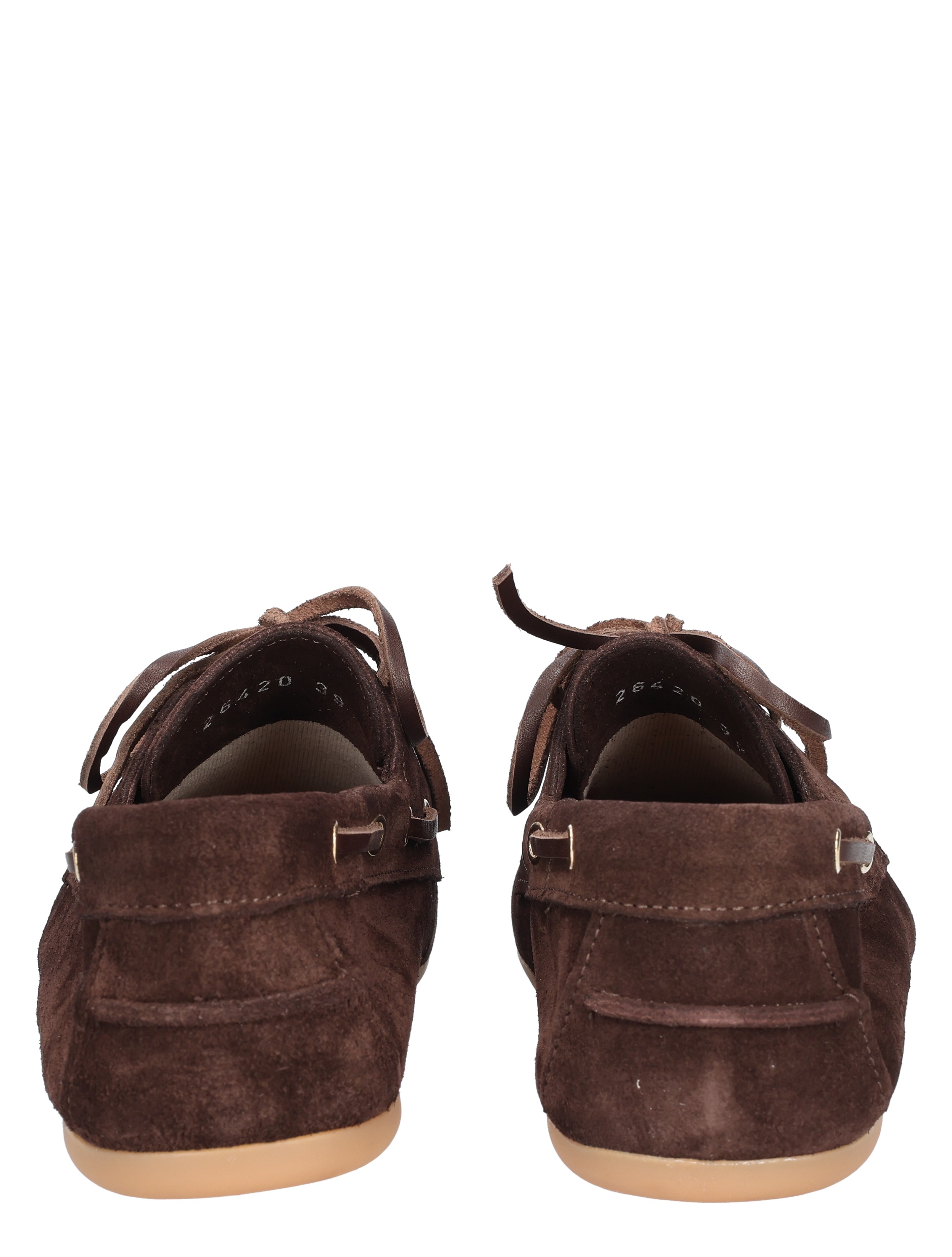 Miss Behave - Xanthi 1-d Dark Brown Suede Loafer - Dames - Veterschoenen - Casual Veterschoenen - 50762_22_6