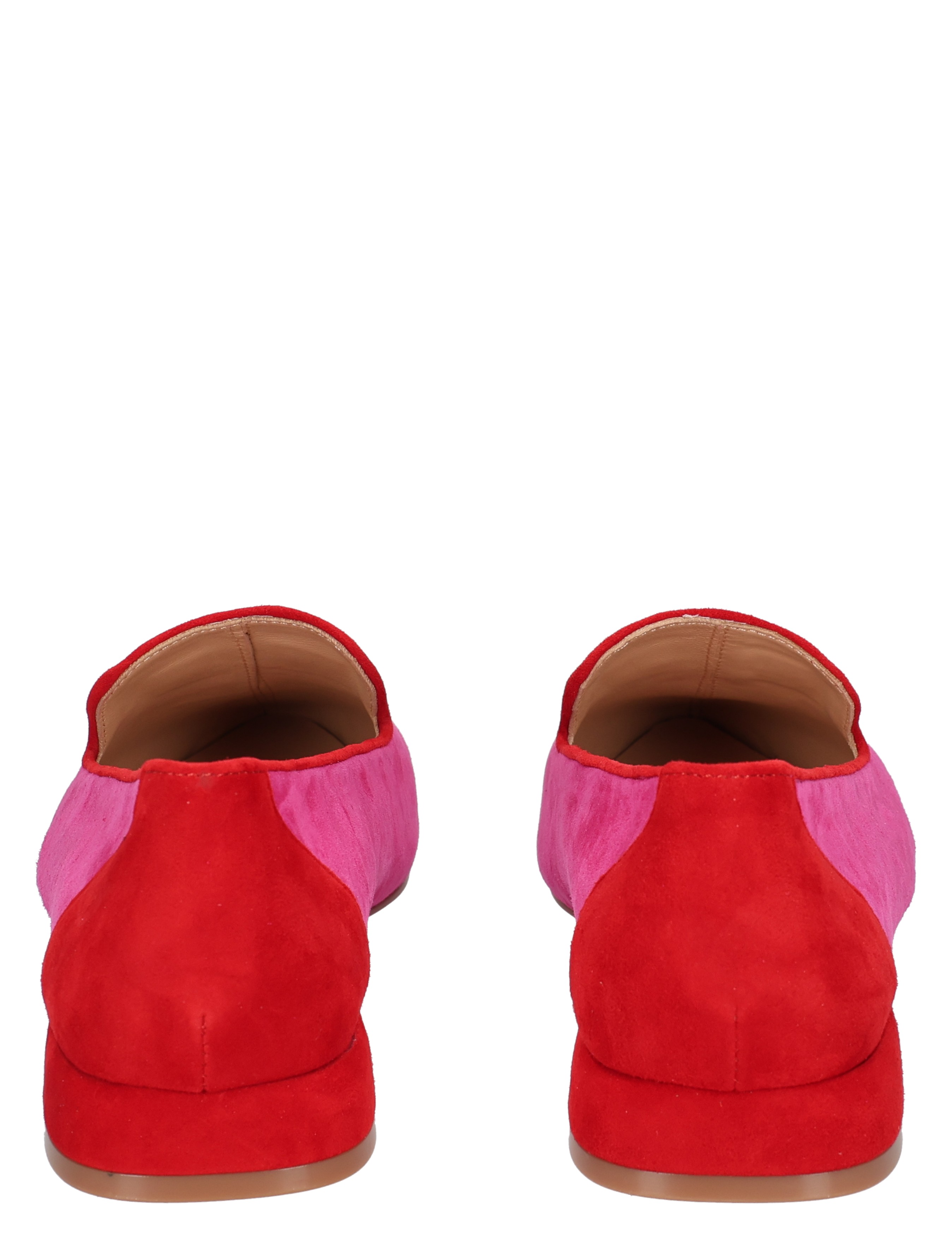 rood, pink, slipper, suede, eenvoudig ontwerp
